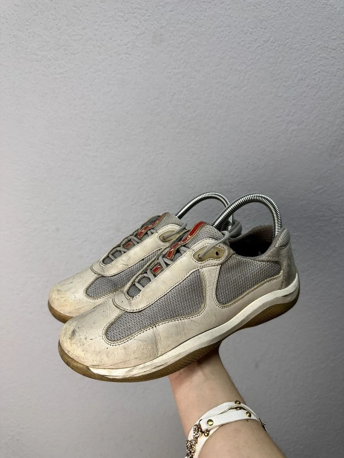 Prada Vintage American Prada Shoes faded Shoes Avantgarde Red Tab Size US 7 / EU 40 - 10 Thumbnail