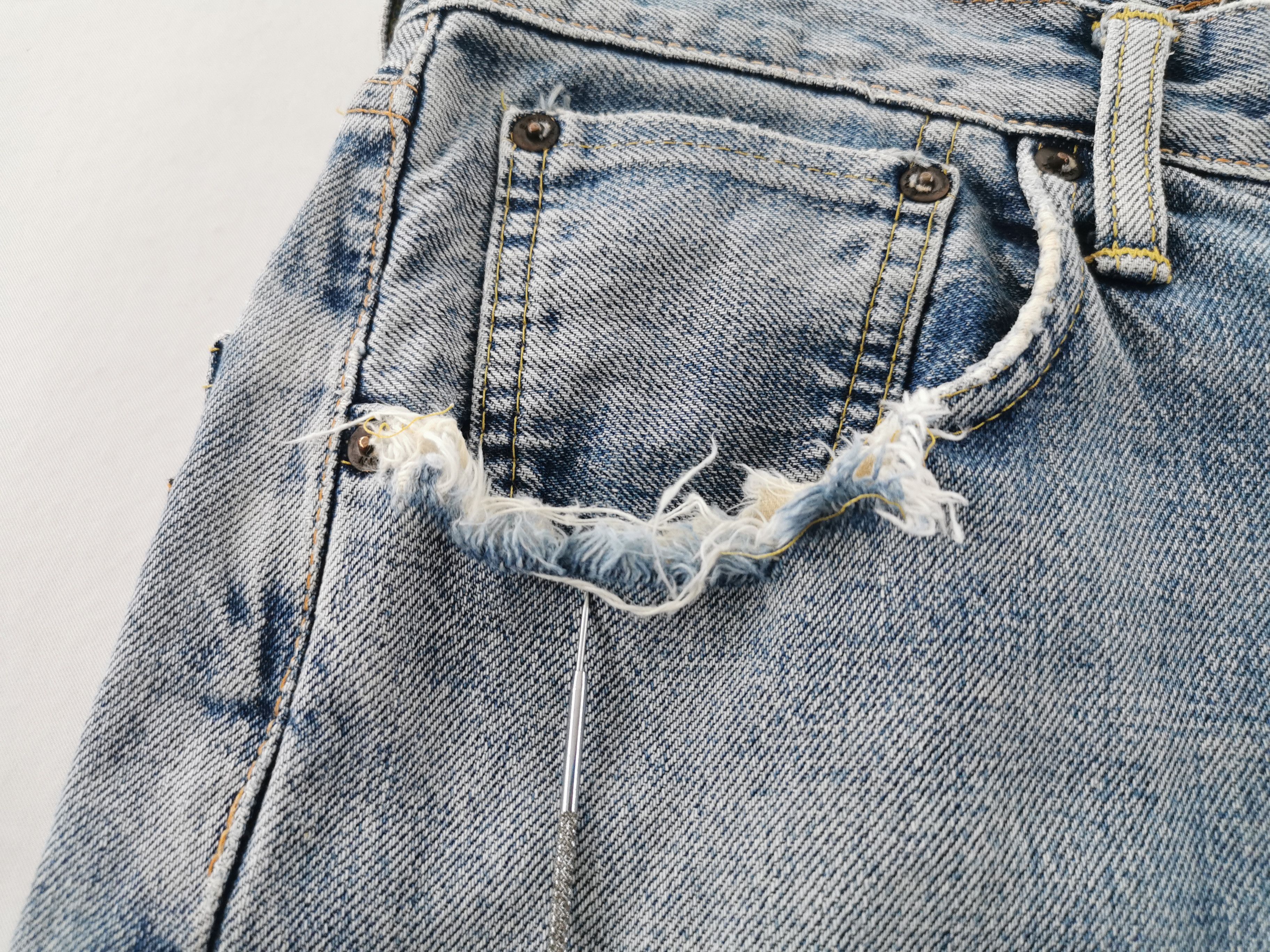 Edwin Distressed Edwin Lot 505X Selvedge Denim Made In Japan Size US 26 / EU 42 - 10 Thumbnail