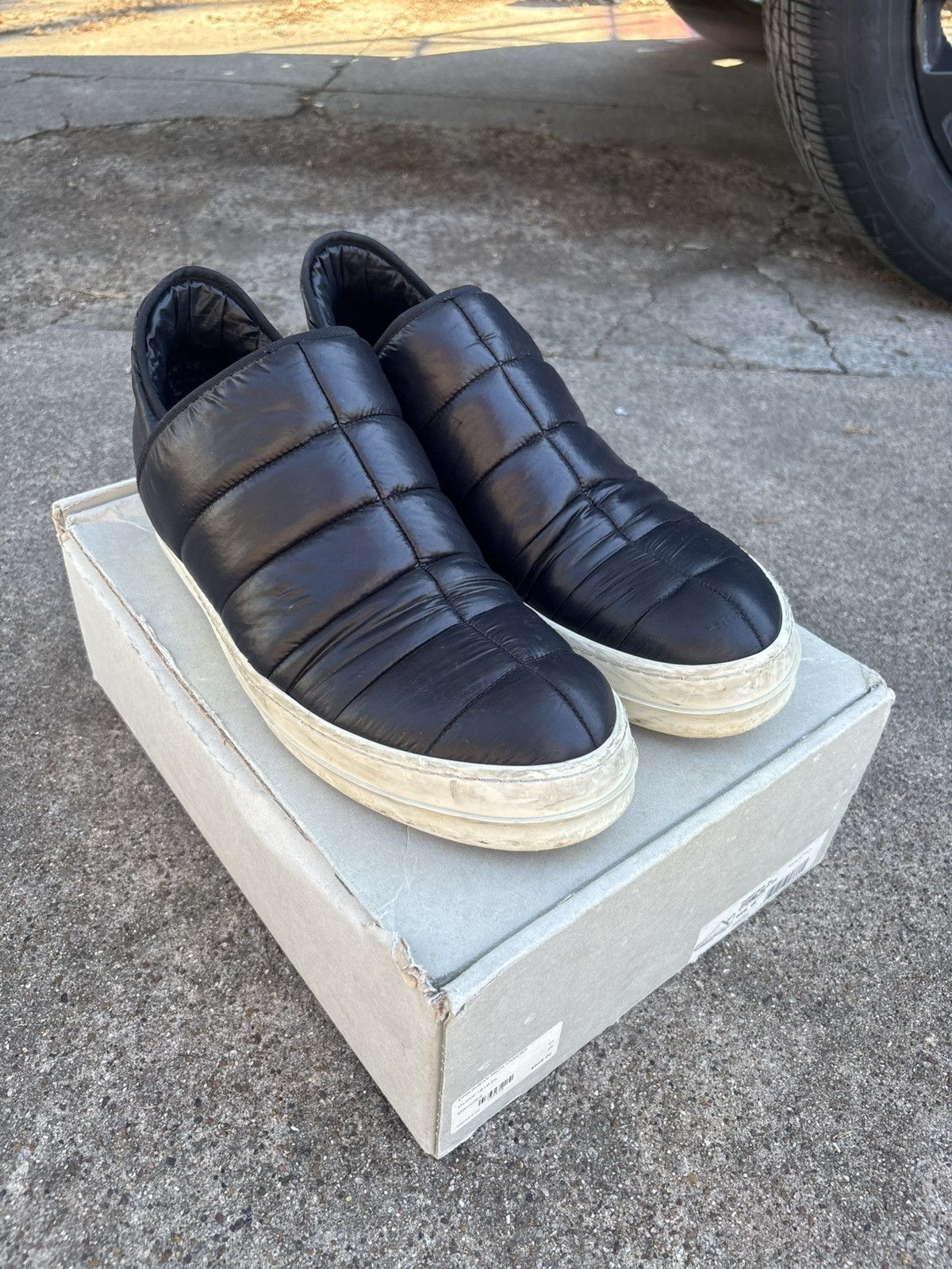 Rick Owens Drkshdw Rick Owens DRKSHDW puffer slip-on Size US 12 / EU 45 - 5 Thumbnail