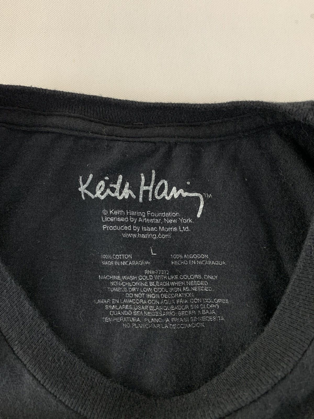 Keith Haring Keith Haring Dancing Dog Big Logo Crewneck Printed Tee Size US L / EU 52-54 / 3 - 5 Thumbnail