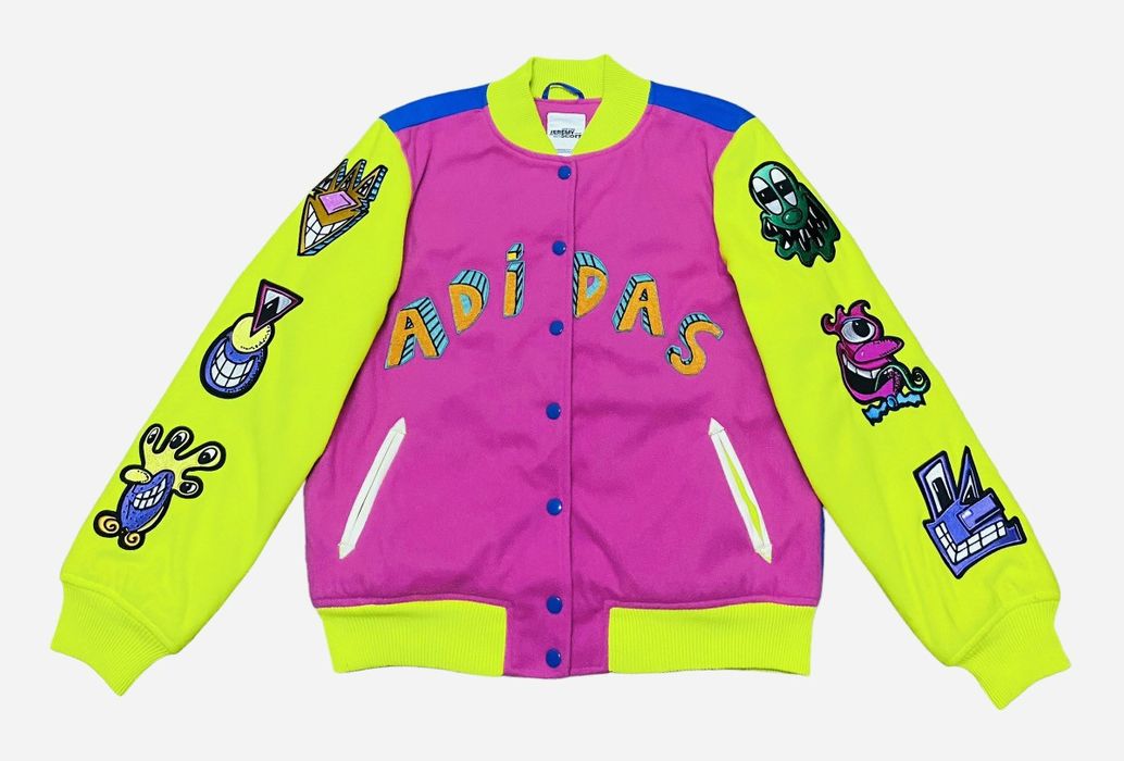 Adidas jeremy scott varsity clearance jacket