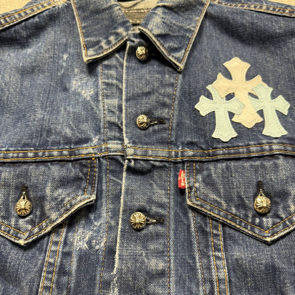 Chrome Hearts Chrome Hearts Levi’s Cross Patches Denim Shirt Size US S / EU 44-46 / 1 - 4 Thumbnail