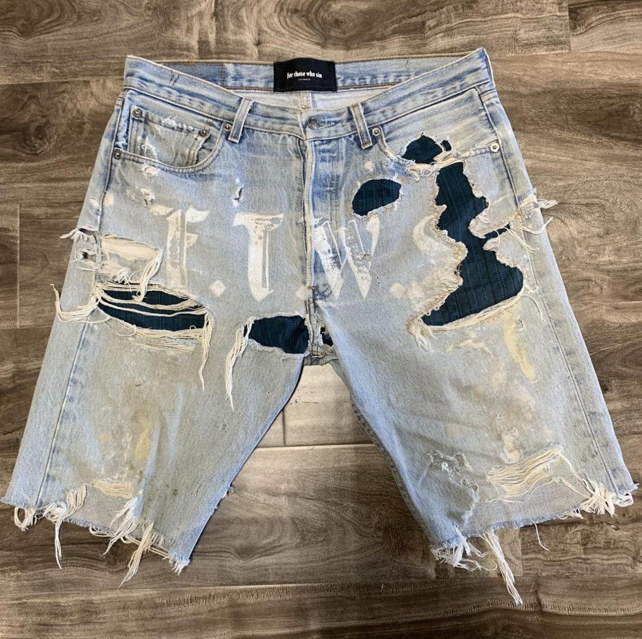 For Those Who Sin For those who sin FTWS CUSTOM 1 of 1 Size US 31 - 14 Thumbnail