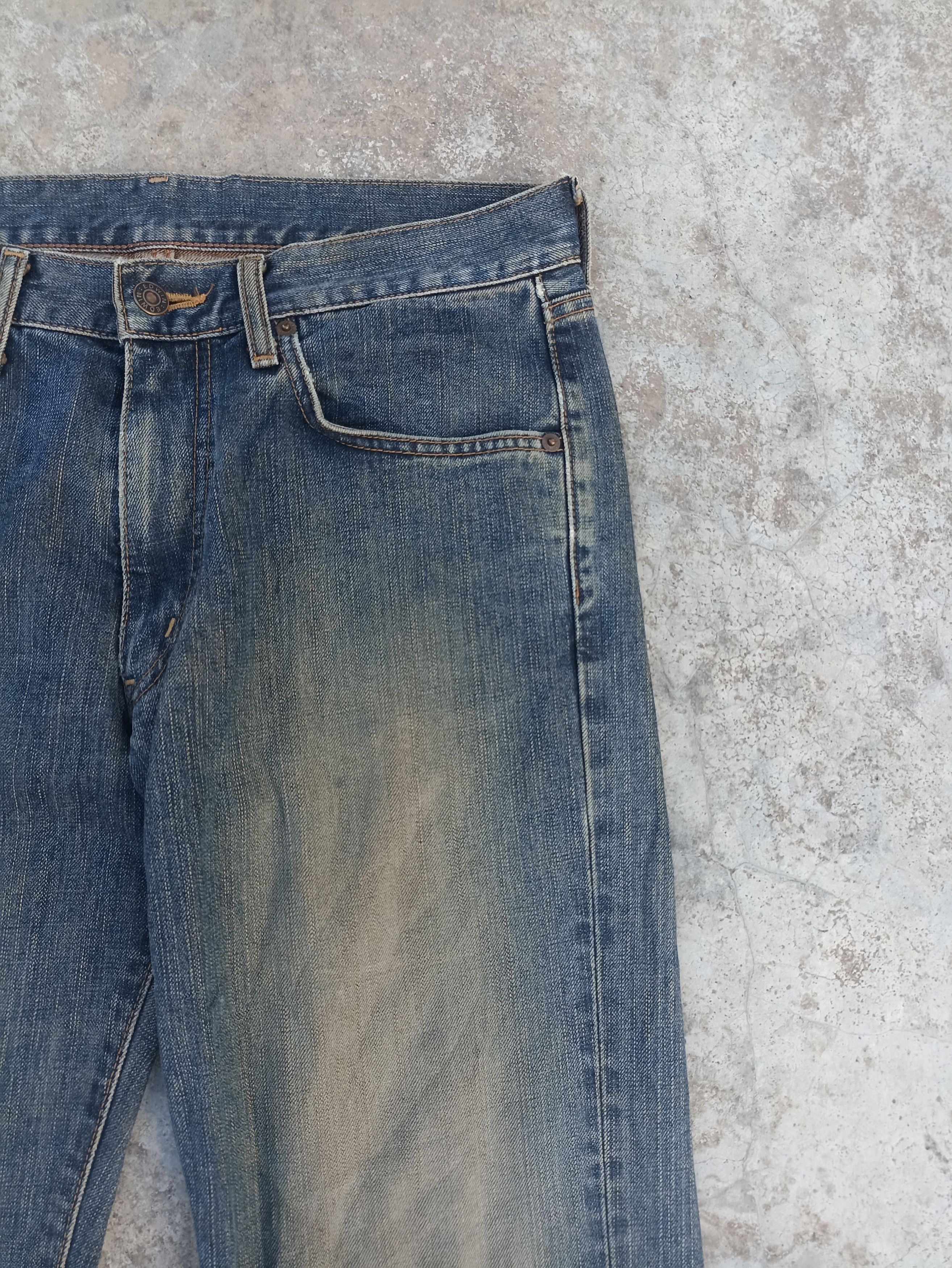 Beauty Beast Vintage Edwin jeans Edwin 503ZZ denim washed blue faded Size US 33 - 5 Thumbnail