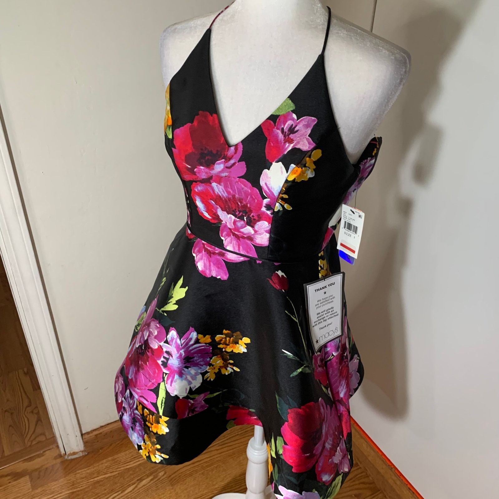Other BCX Juniors' Asymmetrical Fit & Flare Dress Size 1 (NWT) Size XS / US 0-2 / IT 36-38 - 11 Thumbnail