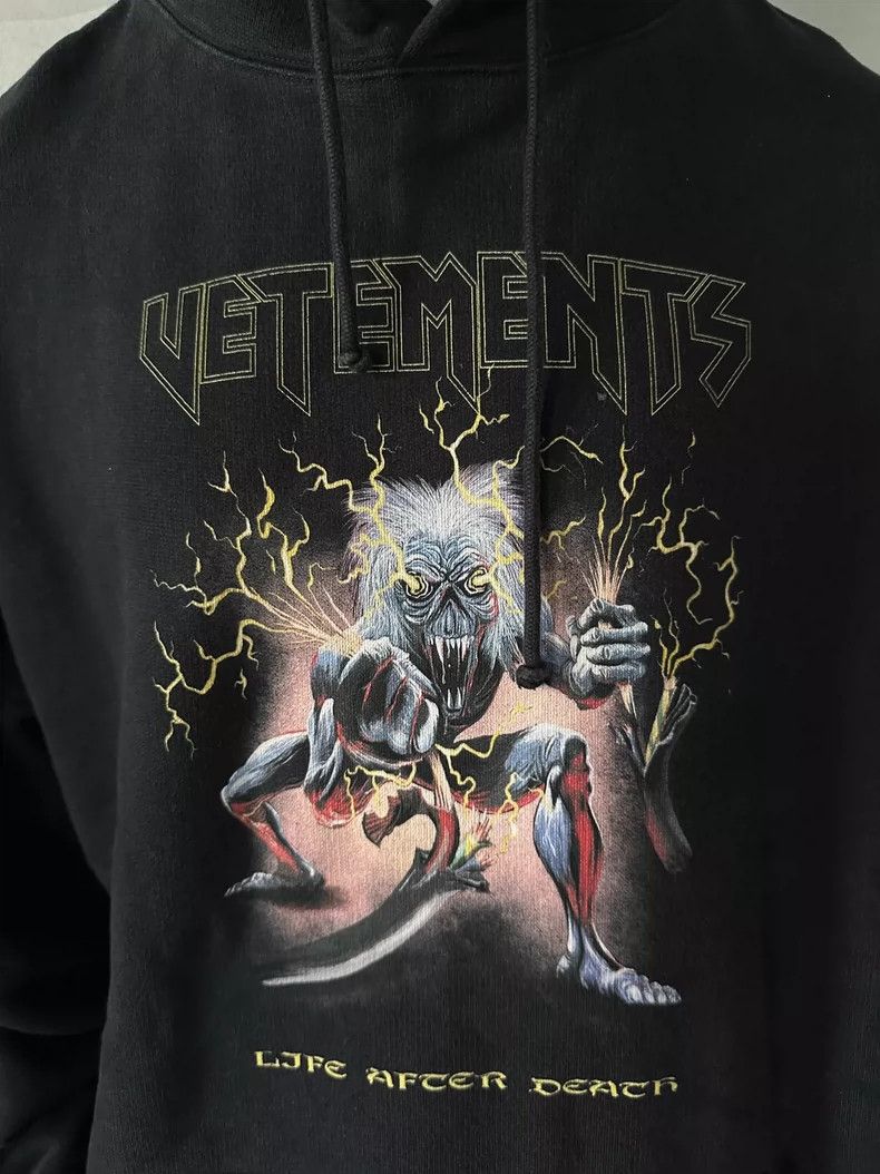 Vetements Vetements Electric Metal Devil Hoodie Size US M / EU 48-50 / 2 - 3 Thumbnail