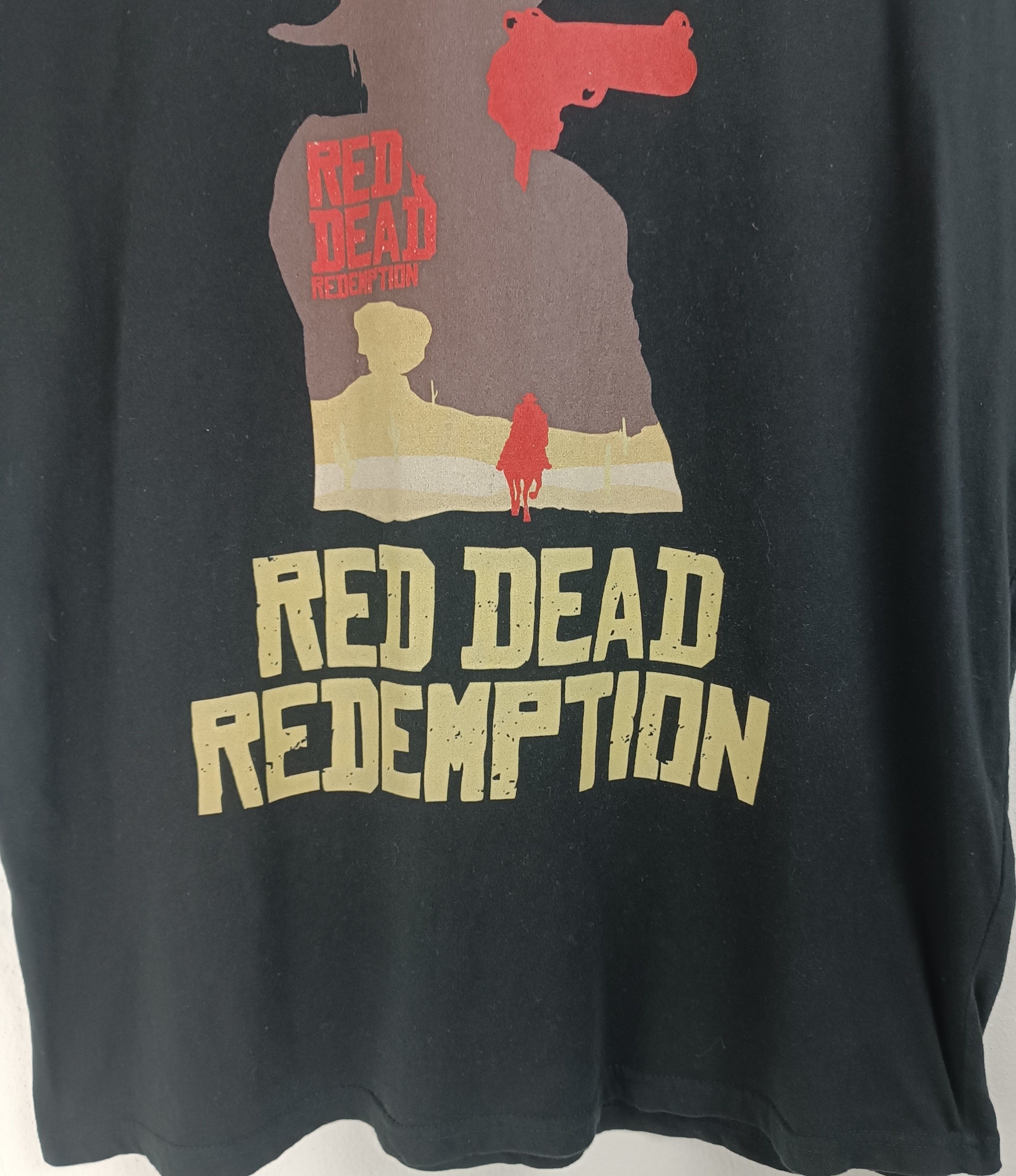 Playstation VINTAGE RED DEAD REDEMPTION TEE GAMES COWBOY ZOMBIE HORROR Size US XL / EU 56 / 4 - 8 Thumbnail