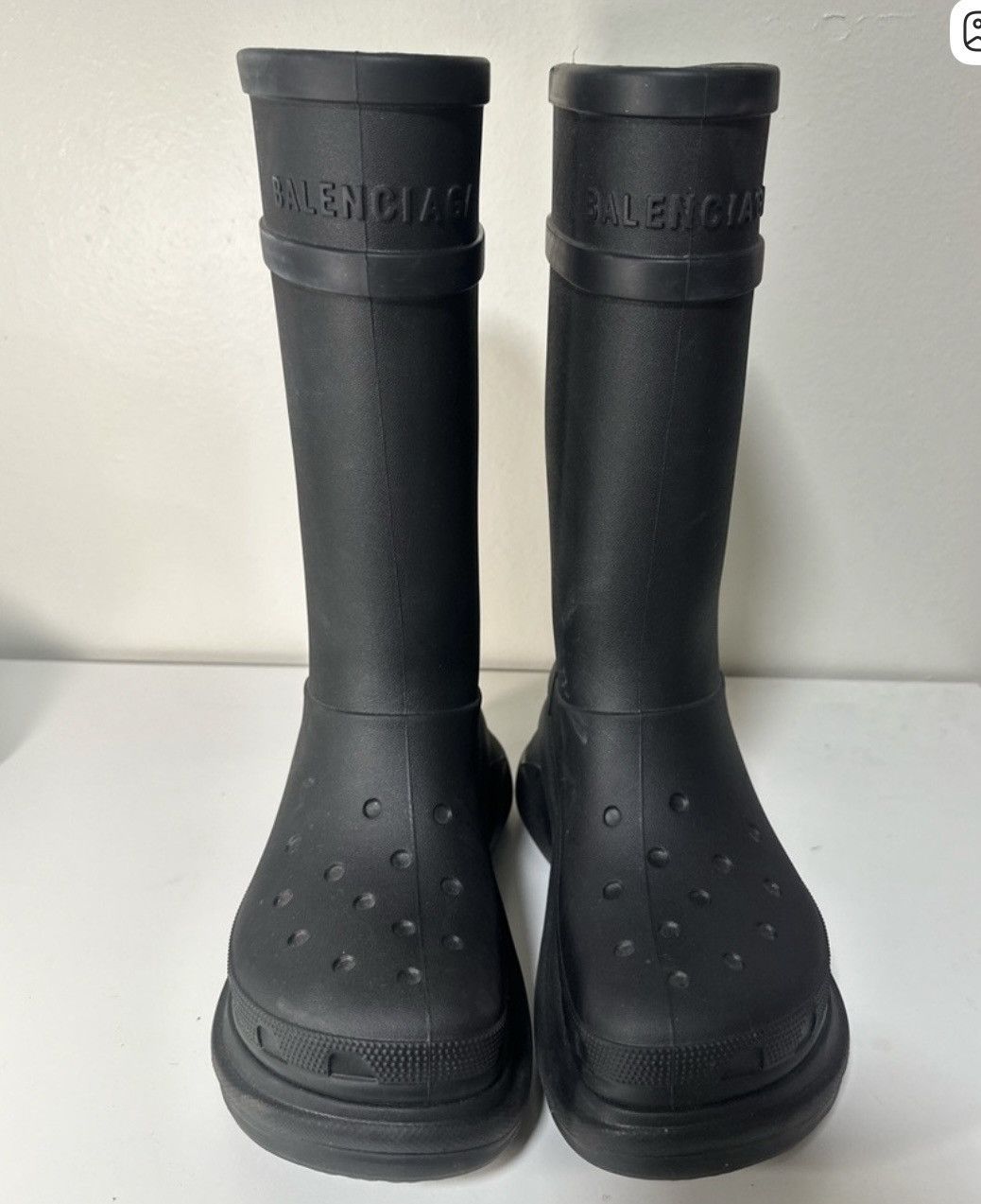 Balenciaga Balenciaga croc boots Size US 10 / EU 43 - 2 Thumbnail