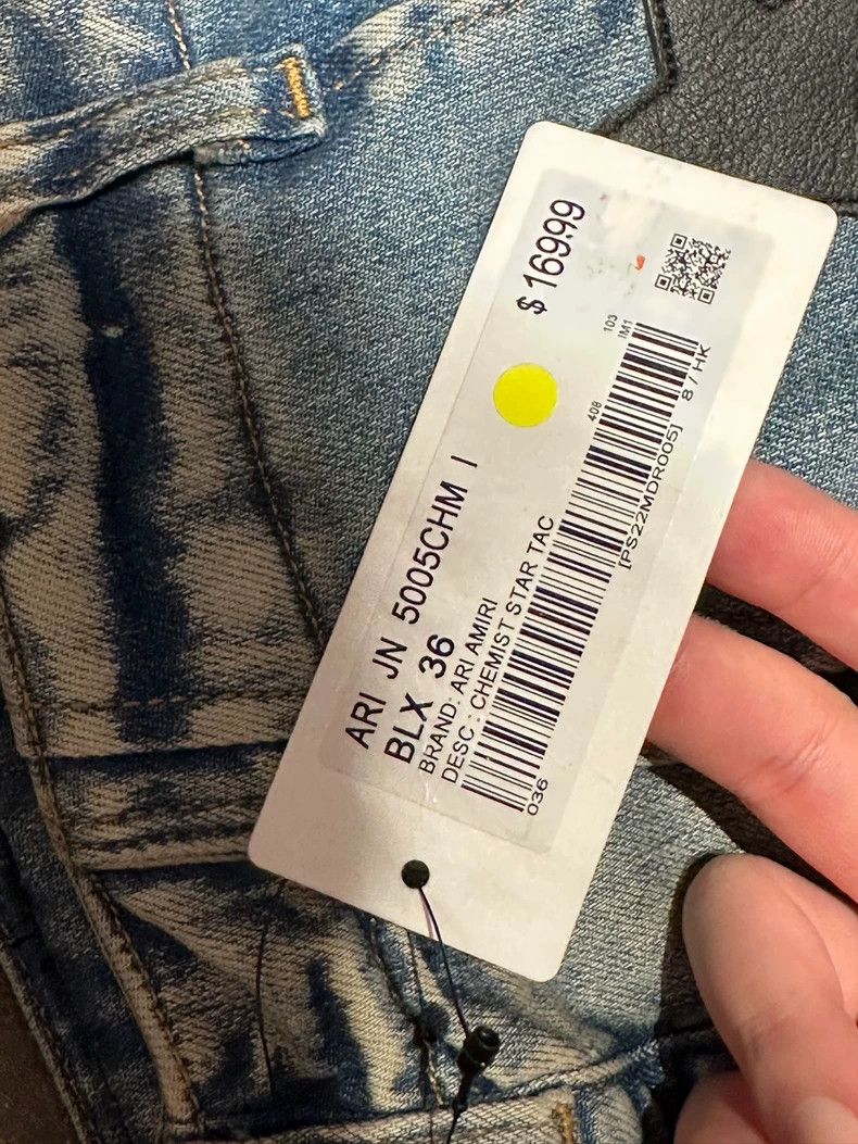 Amiri Amiri chemist star washed blue joint work pants Size US 36 / EU 52 - 4 Thumbnail