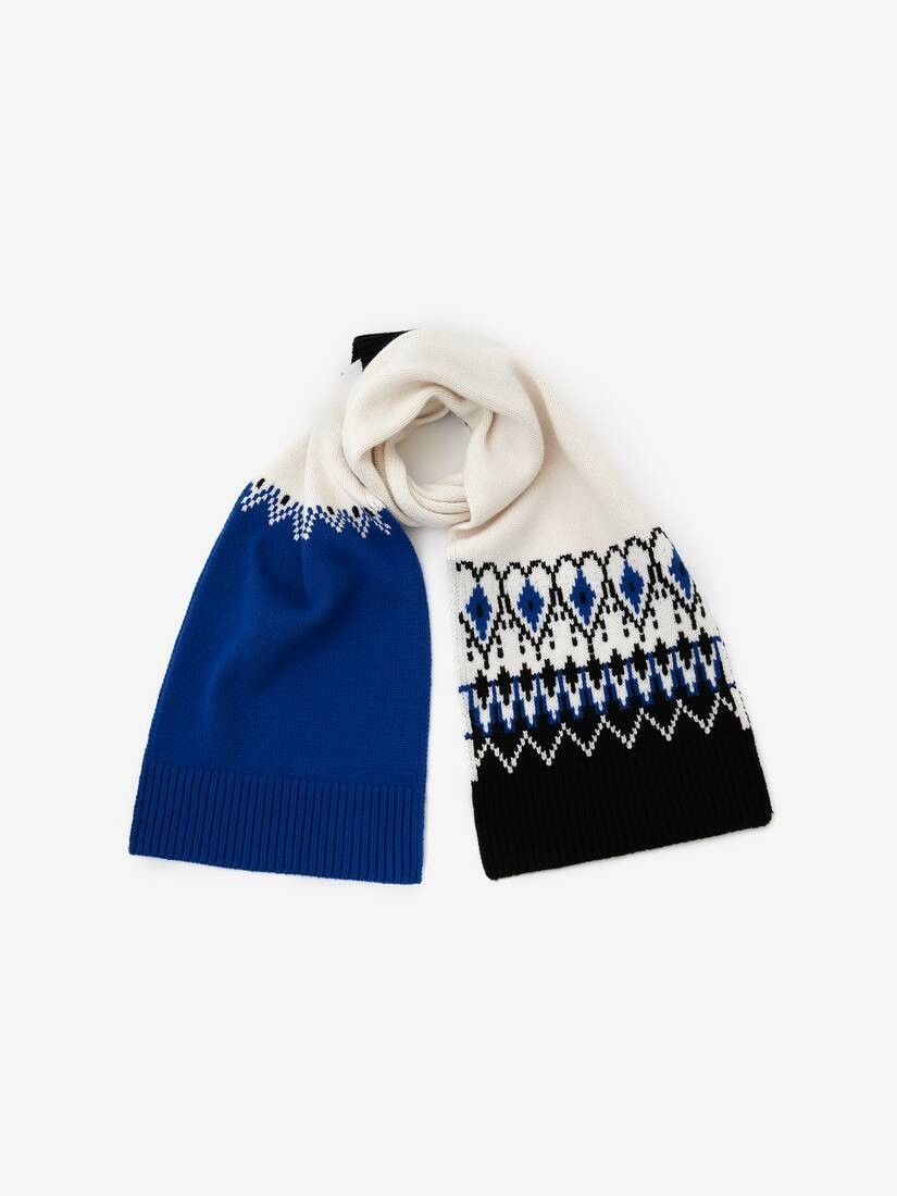 Alexander McQueen o1y1224 Size: OS / Patch Scarf in Multicolor Size ONE SIZE - 3 Thumbnail