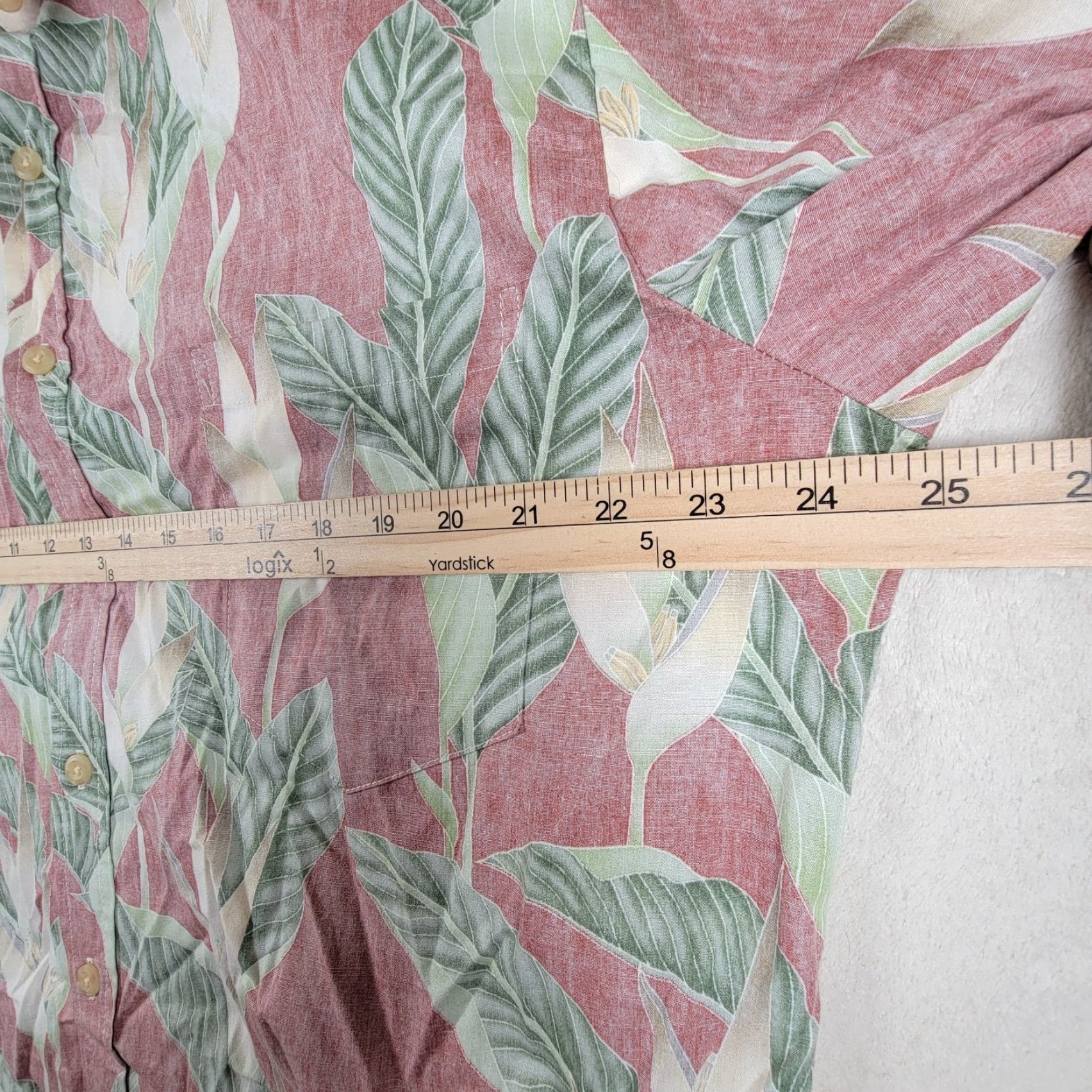 Tori Richard VINTAGE Tori Richard Hawaiian Shirt Mens L Red Short Sleeve 100% Cotton 1980s Summer Beach Size US L / EU 52-54 / 3 - 7 Thumbnail