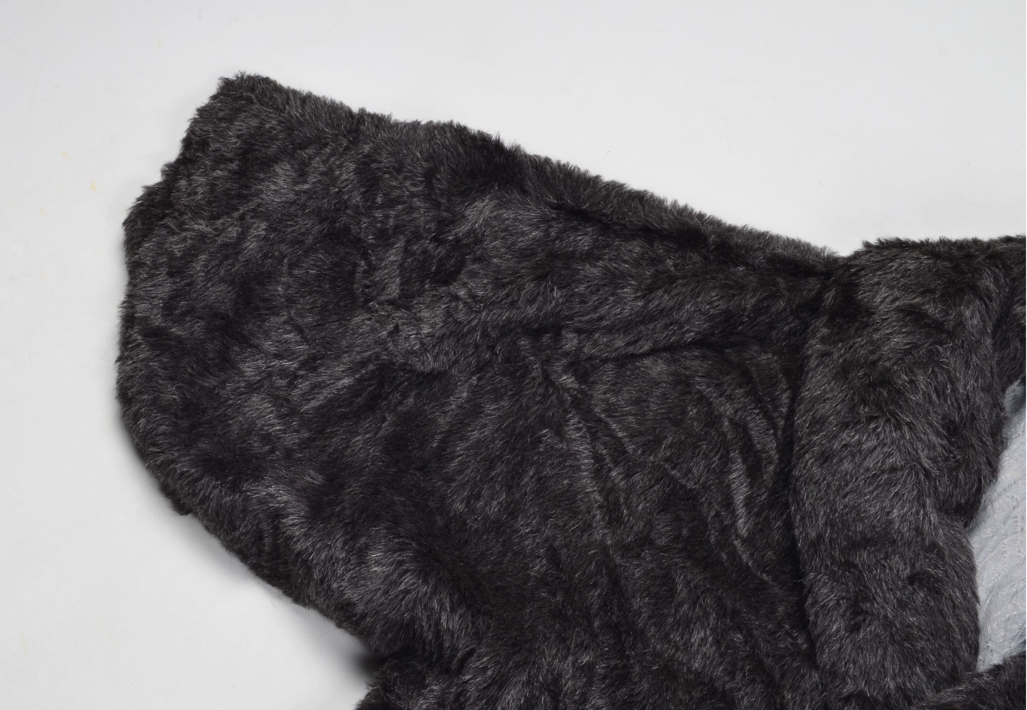Japanese Brand Vintage Japanese 80's Faux Fur Oversized Mob Wife Coat Size ONE SIZE - 6 Thumbnail