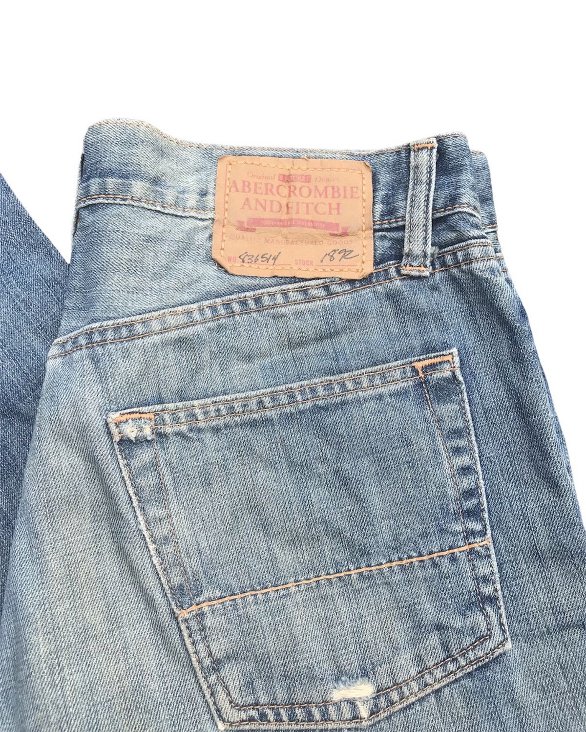 Abercrombie & Fitch Vintage Abercrombie & Fitch Distressed Denim Size US 32 / EU 48 - 9 Thumbnail