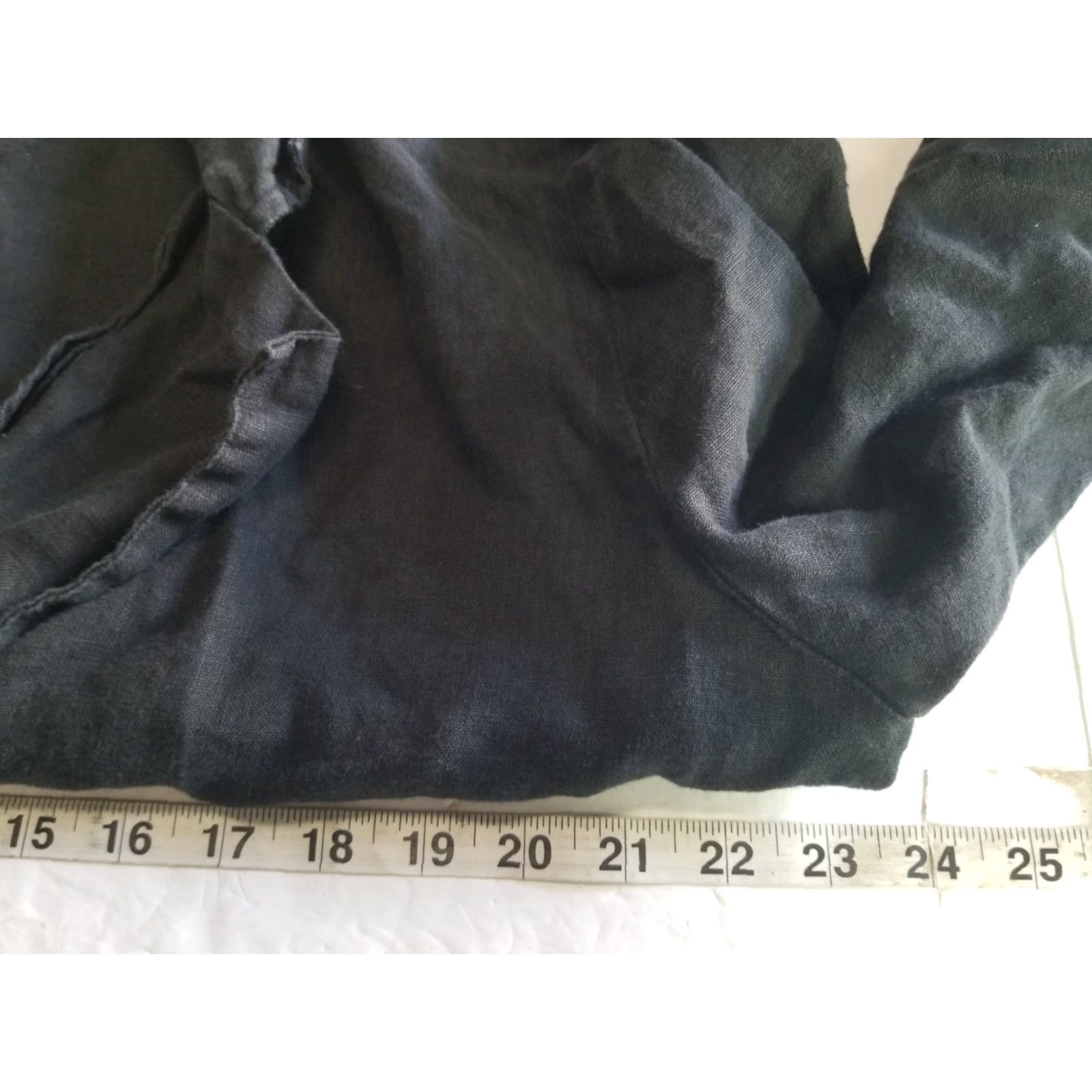 Sugar Sugar Candy Mountain Blazer Womens XS Jacket Linen Solid Long Sleeve Button Pockets 100% Blazer Coat Light Size XS / US 0-2 / IT 36-38 - 4 Thumbnail
