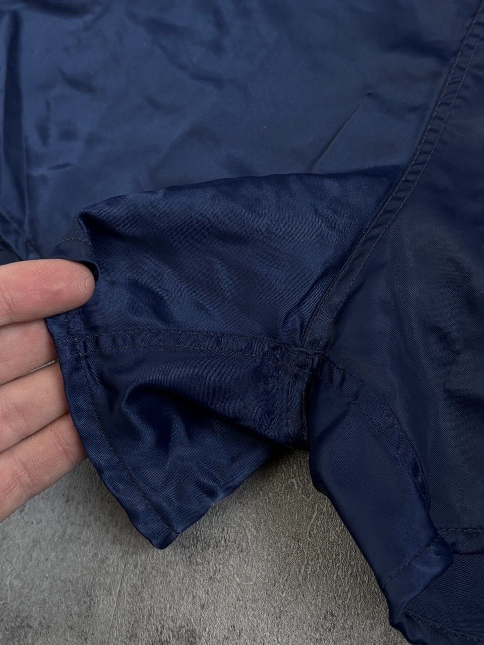 Adidas Vintage 1980's Adidas West Germany Nylon Shorts Blue Size US 36 / EU 52 - 10 Thumbnail