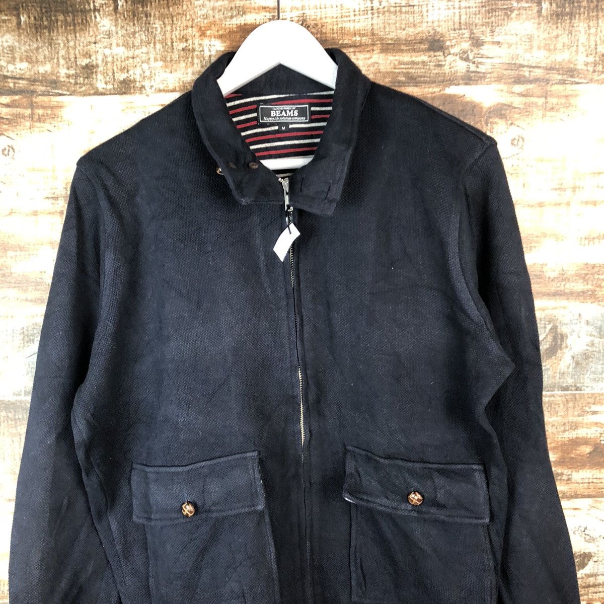 Beams Plus Beams Dark Blue sweater multipocket #A2027 Size US M / EU 48-50 / 2 - 5 Thumbnail