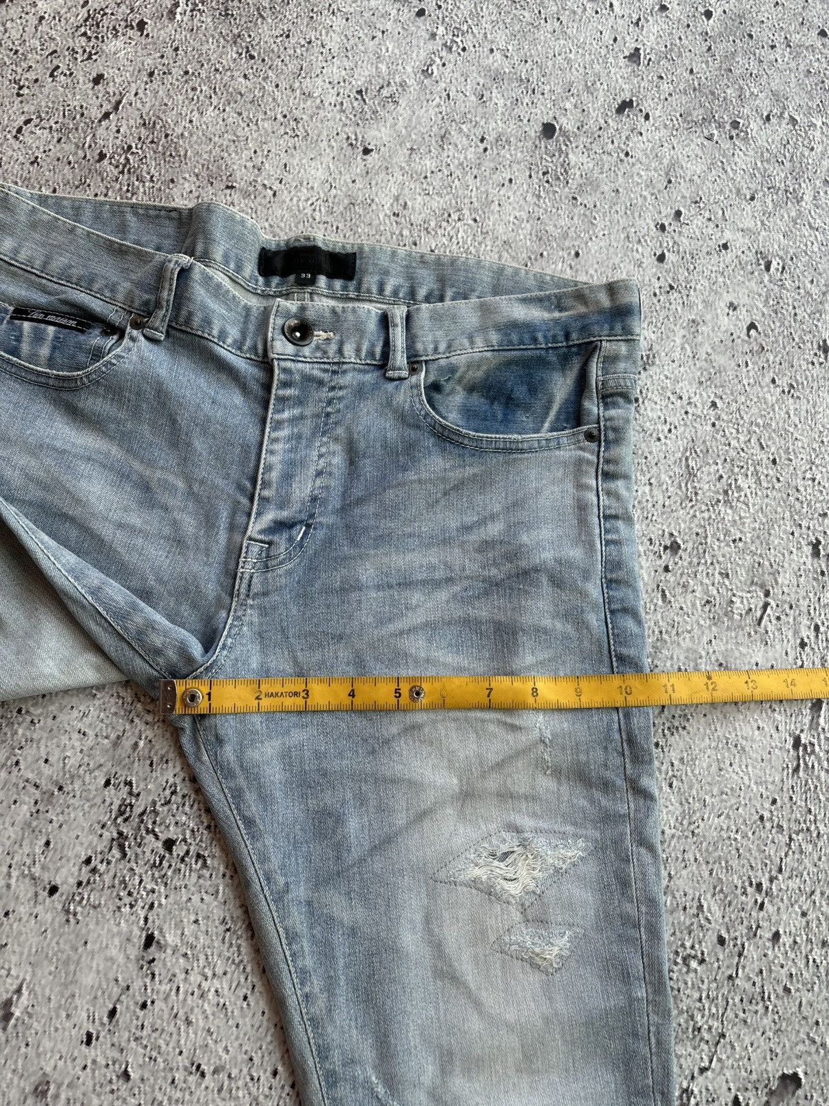 Hysteric Glamour Japanese distressed denim jeans Size US 34 / EU 50 - 11 Thumbnail