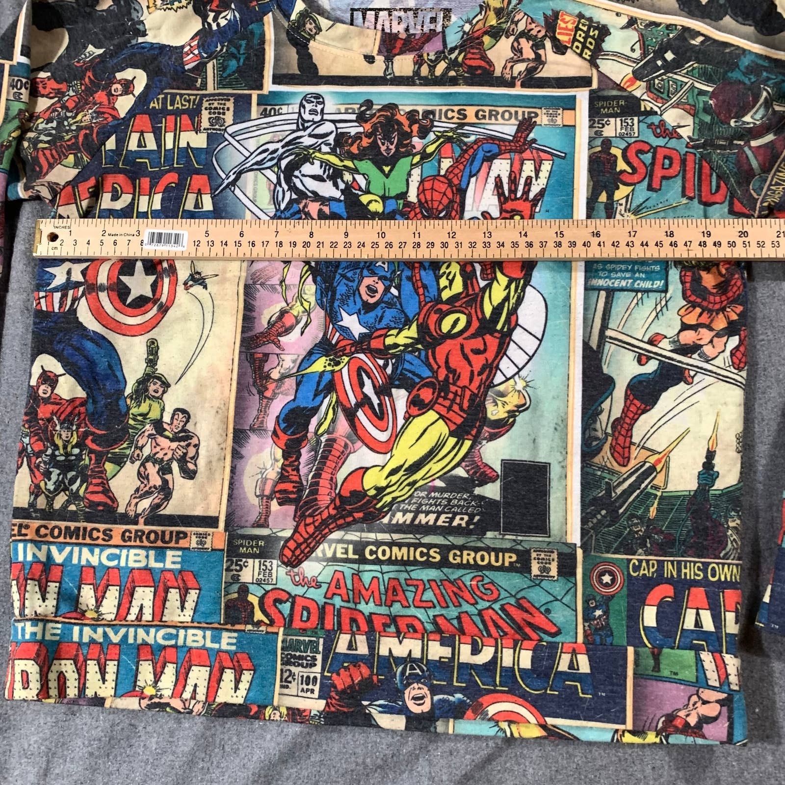 Marvel Comics Marvel Shirt Women Medium Multicolor Casual Size M / US 6-8 / IT 42-44 - 4 Thumbnail