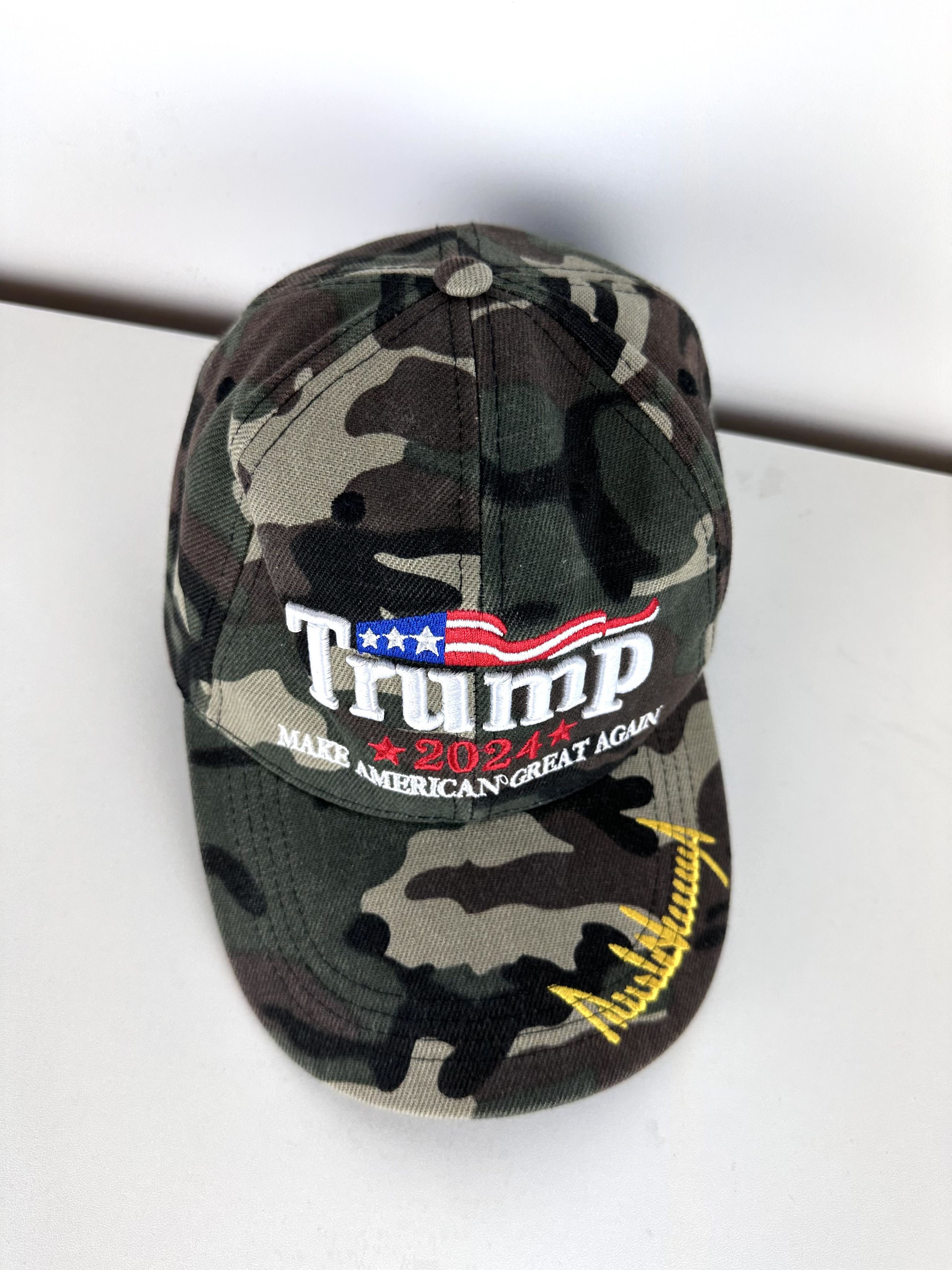 Vintage Trump Moro camo flat cap Size ONE SIZE - 2 Thumbnail