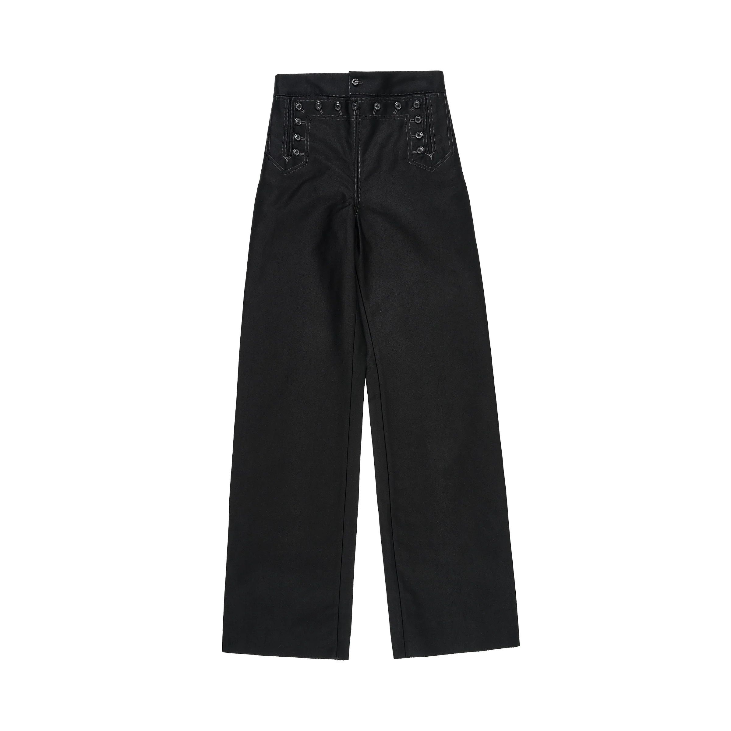Maison Margiela o1mris0824 Cotton Trouser in Black Size US 32 / EU 48 - 1 Thumbnail