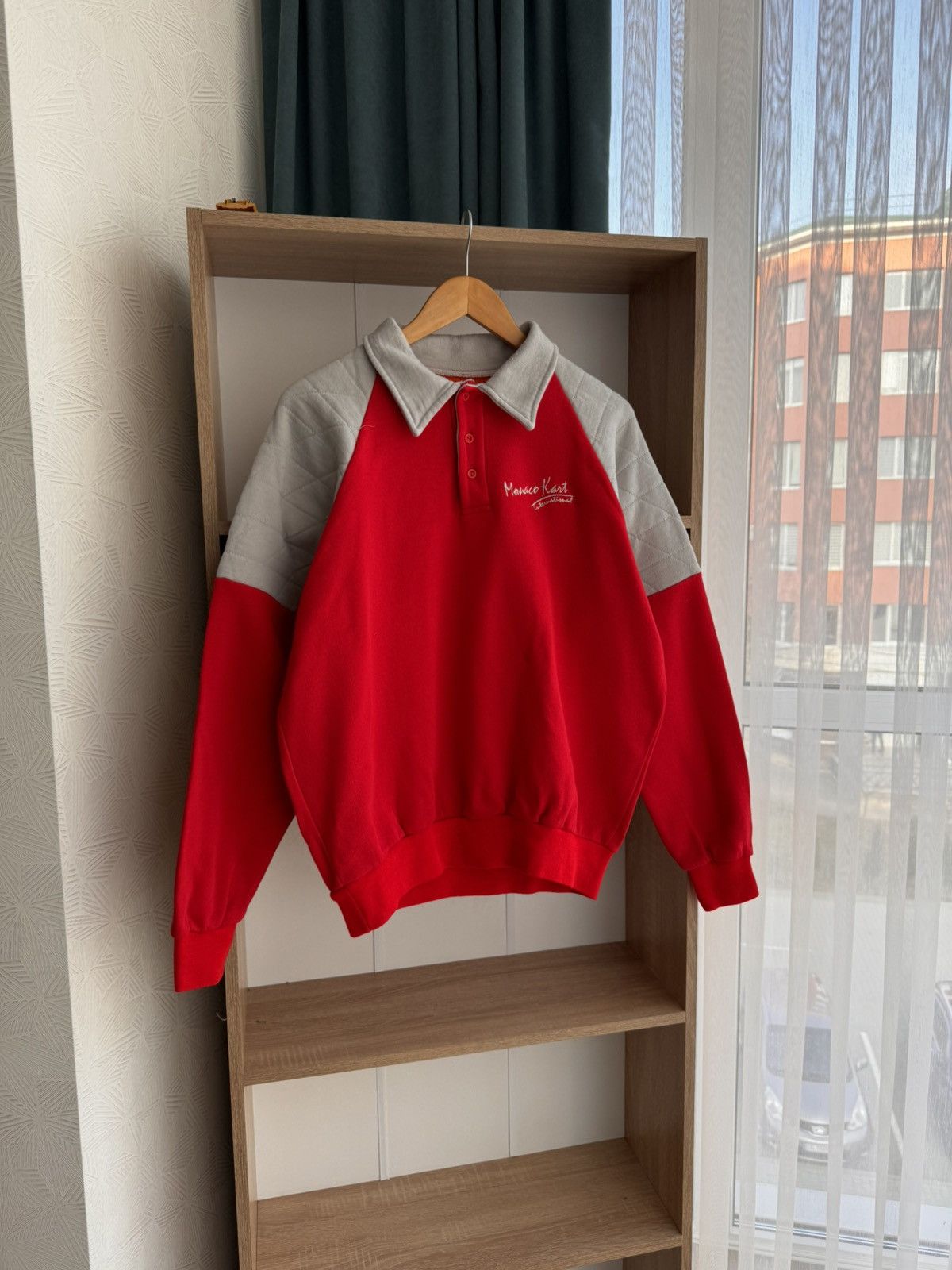 Formula 1 × Vintage Vintage Monte Carlo Racing Carts Red Racing Sweatshirt Size US L / EU 52-54 / 3 - 7 Thumbnail