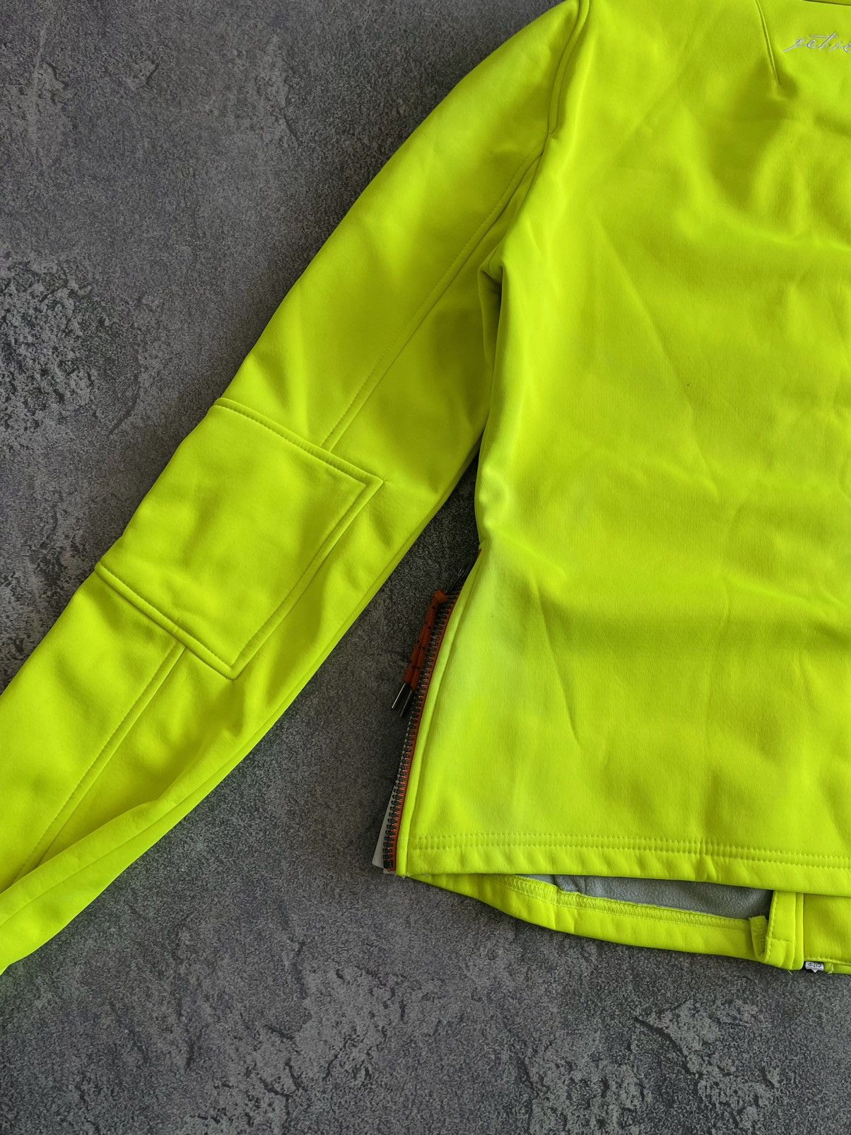 JET SET Women Green SoftShell Jacket Size 2 ( M ) Outdoor