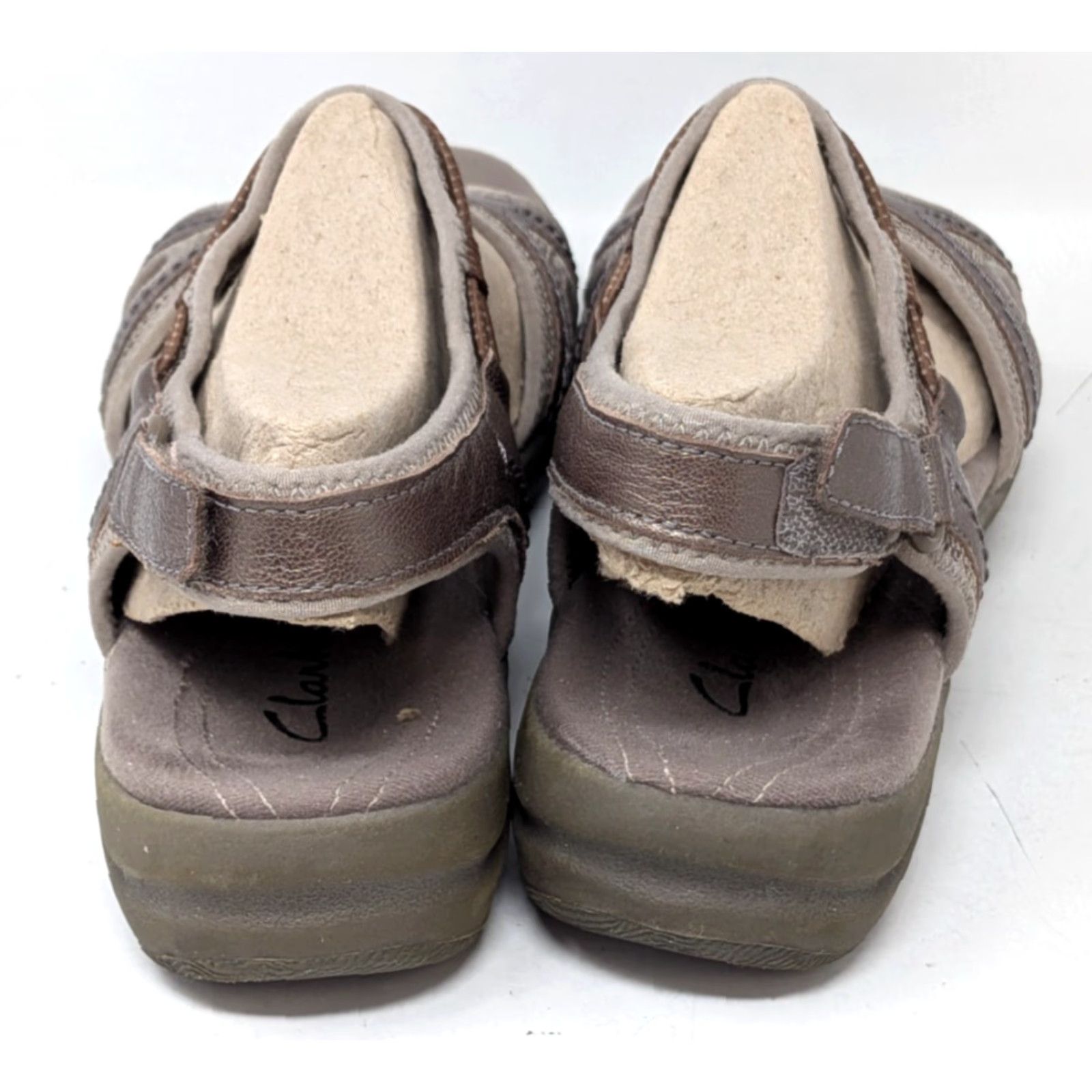 Clarks Clarks In Motion Jump Pewter Gray Slingback Walking Sandals Womens 8 1/2 M Sandal Adult Womens Pewter Gray 60439 Size US 9 / IT 39 - 4 Thumbnail