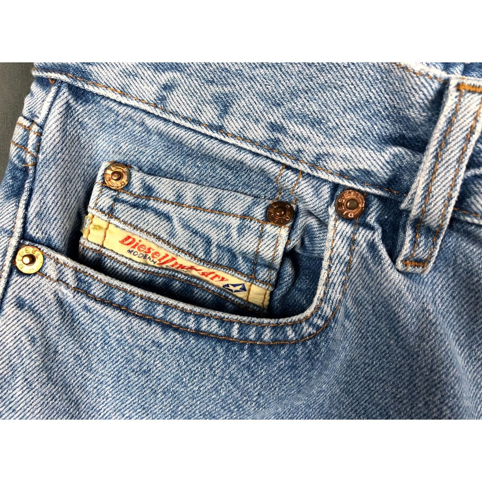Diesel Diesel Jeans Regular 31 Blue Cotton Denim Men Straight Vintage? No Size US 31 - 6 Thumbnail