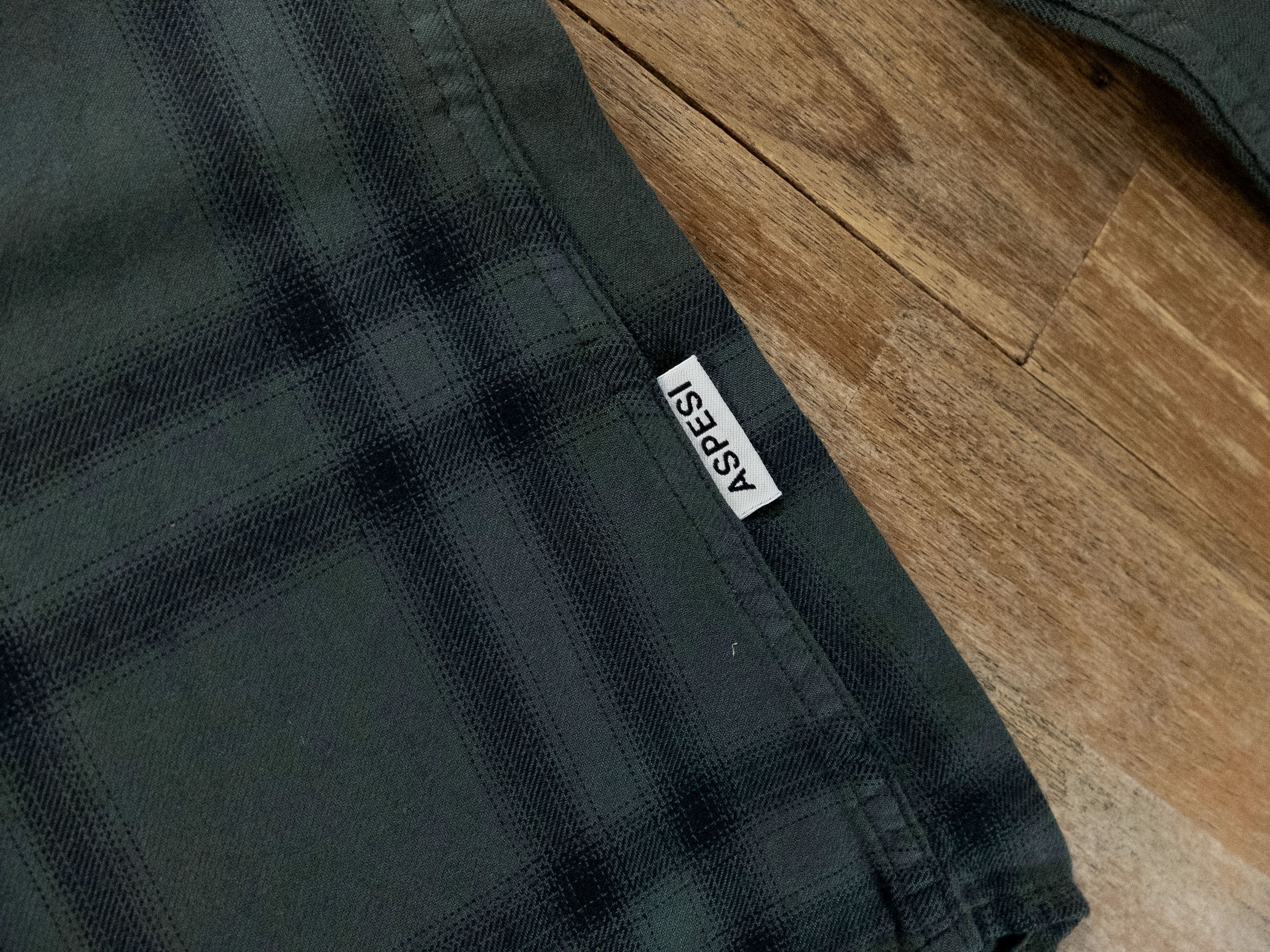 Aspesi ASPESI New Robert green plaid button down flannel shirt M Size US M / EU 48-50 / 2 - 4 Thumbnail