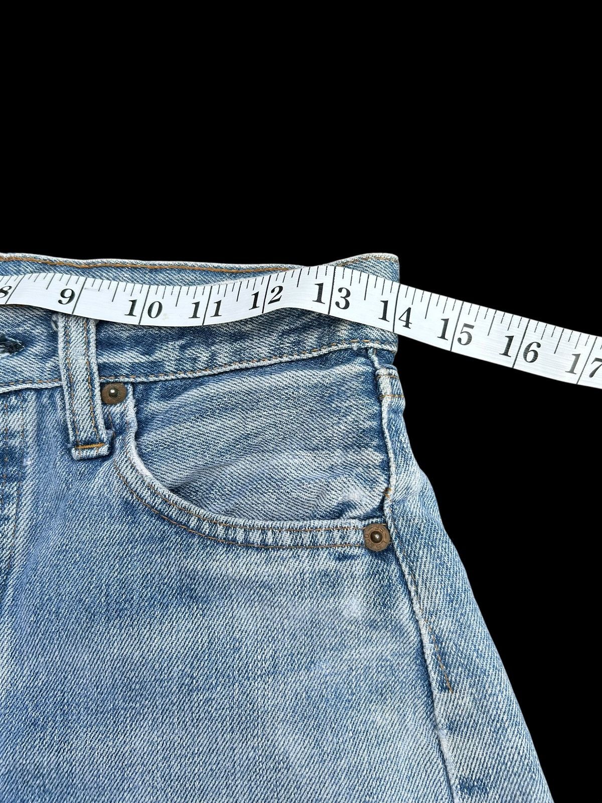 Levi's THRASHED Vintage Levis 6 Selvedge Denim Jeans Size US 28 / EU 44 - 14 Thumbnail