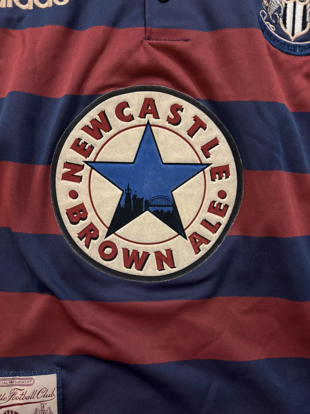 Adidas VINTAGE ADIDAS NEWCASTLE JERSEY Size US S / EU 44-46 / 1 - 2 Thumbnail