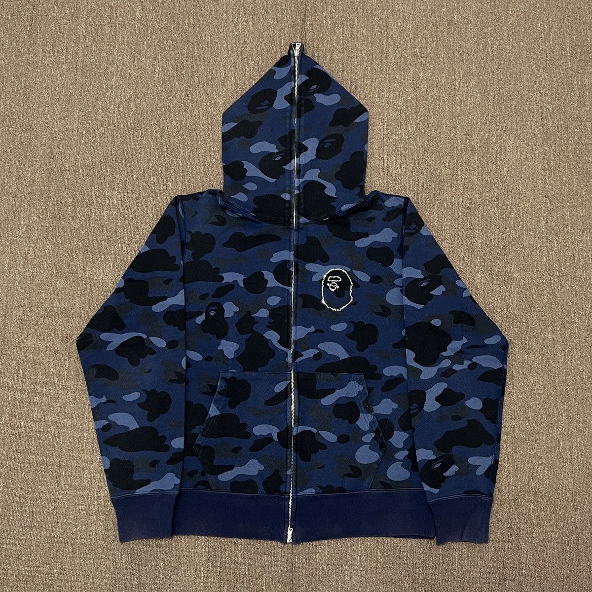 Bape × Swarovski Bape x Swarovski Color Camo Zip Up Hoodie | Grailed 