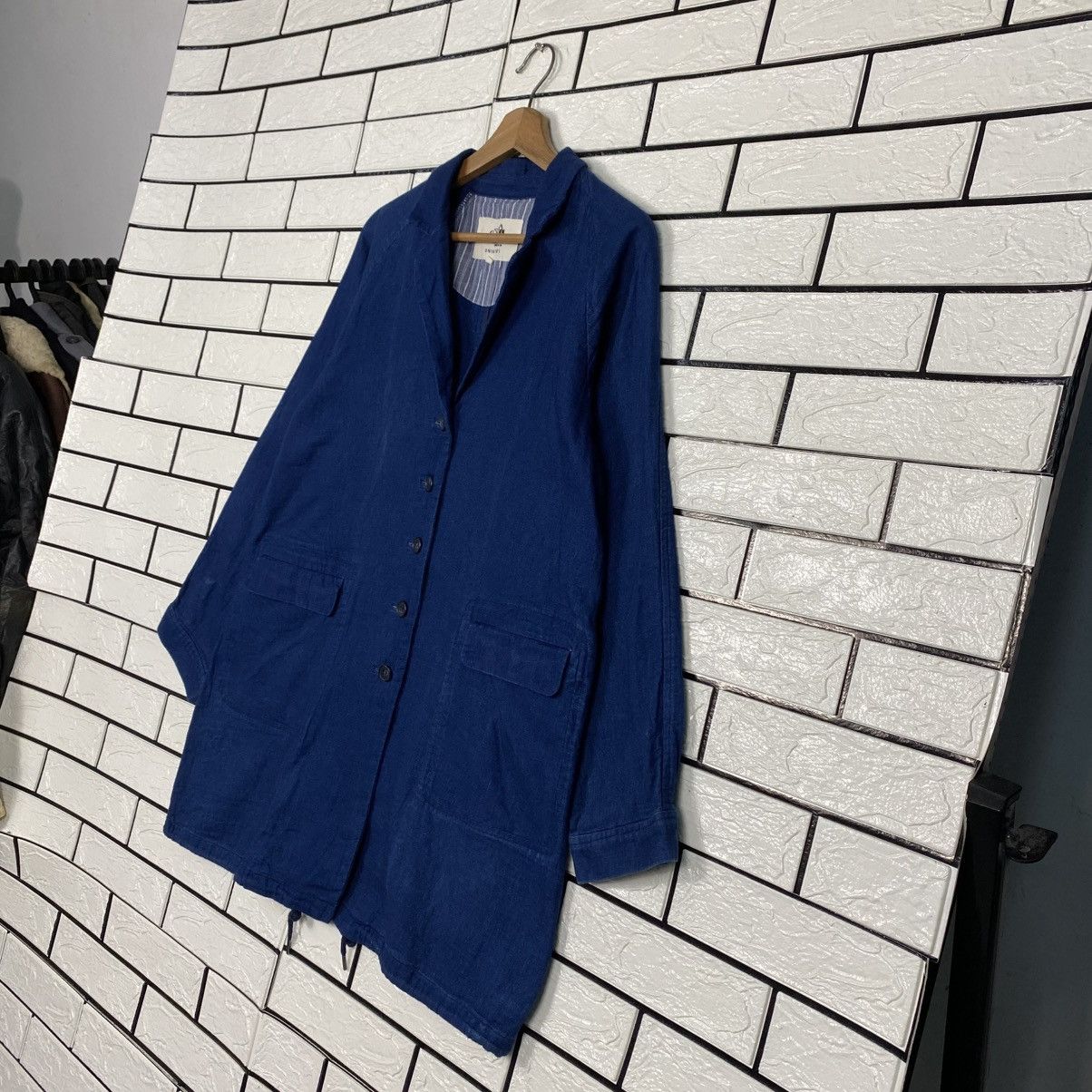 Kapital 📌Vintage Indigo Jacket Sissoko Design Blue Blue Onigiri Size US L / EU 52-54 / 3 - 3 Thumbnail