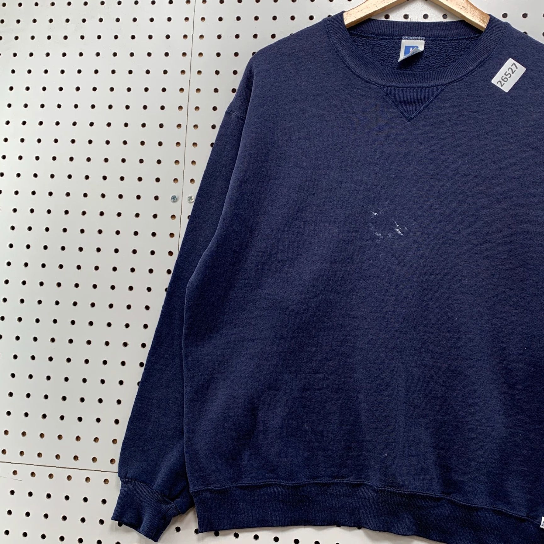 Russell Athletic VINTAGE Russell Athletic Crewneck Sweatshirt Blue Adult Large USA MADE 80s 90s Mens Sweatshirt Size US L / EU 52-54 / 3 - 3 Thumbnail