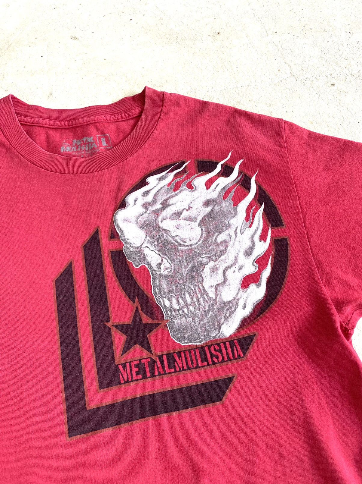 Band Tees Vintage Metal Mulisha Scull T Shirt Size US L / EU 52-54 / 3 - 3 Thumbnail