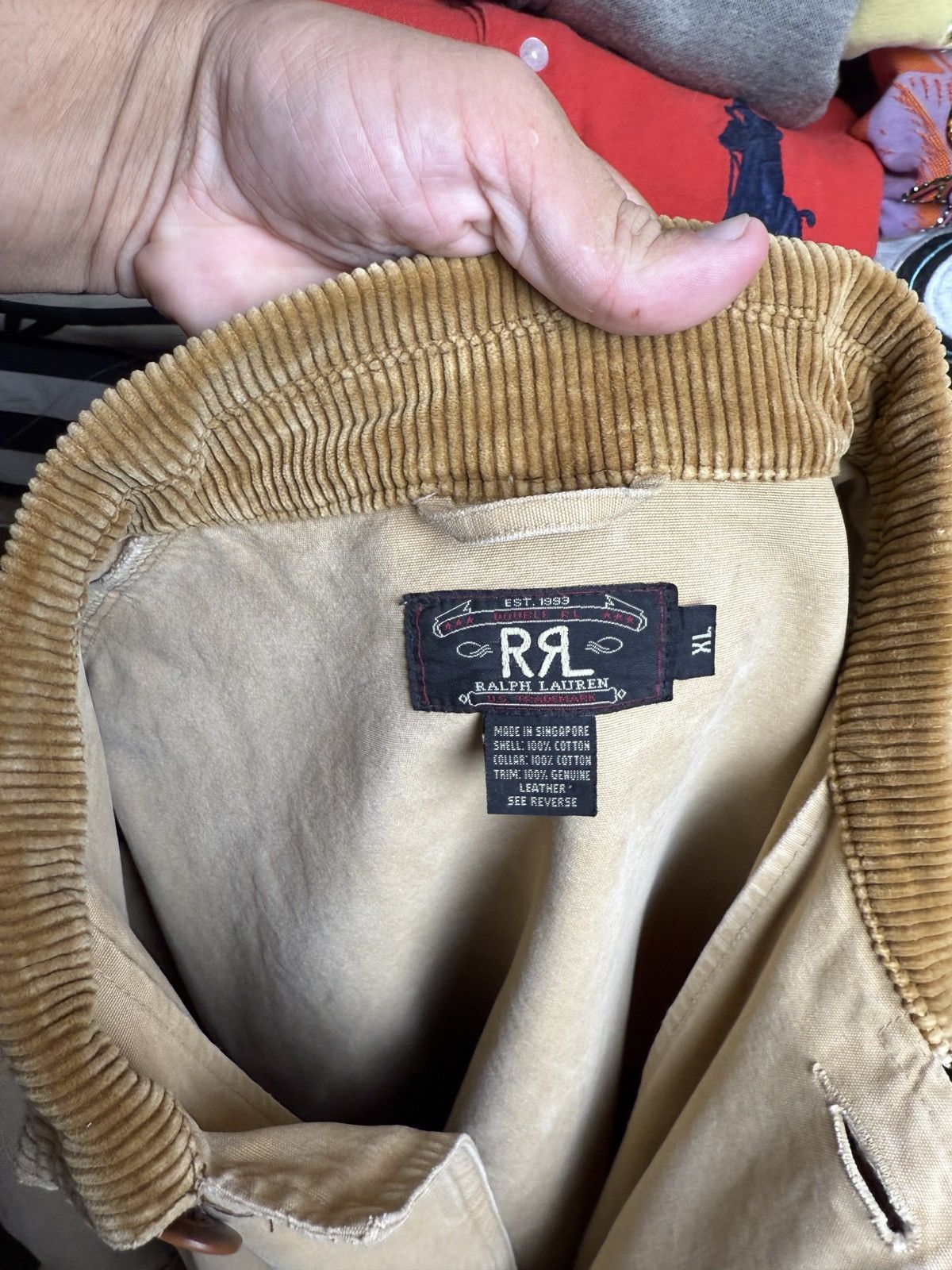 Ralph Lauren Vintage 1990s RRL Double RL Work Jacket Size US XL / EU 56 / 4 - 24 Thumbnail