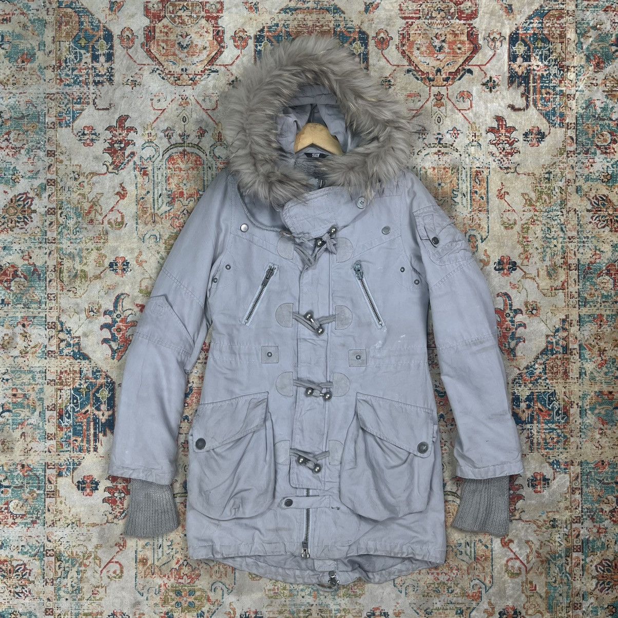 SLY Vintage Sly fur raccoon parka jacket Size US S / EU 44-46 / 1 - 2 Thumbnail