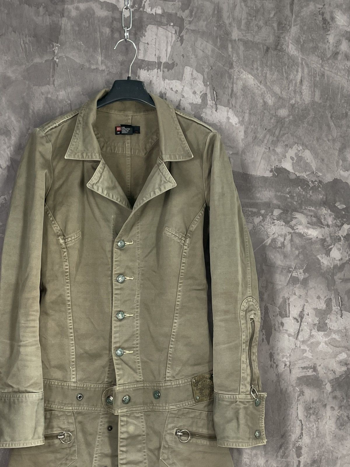 Diesel Vintage Avant Garde Japanese Style Diesel Bondage Jacket Size S / US 4 / IT 40 - 4 Thumbnail