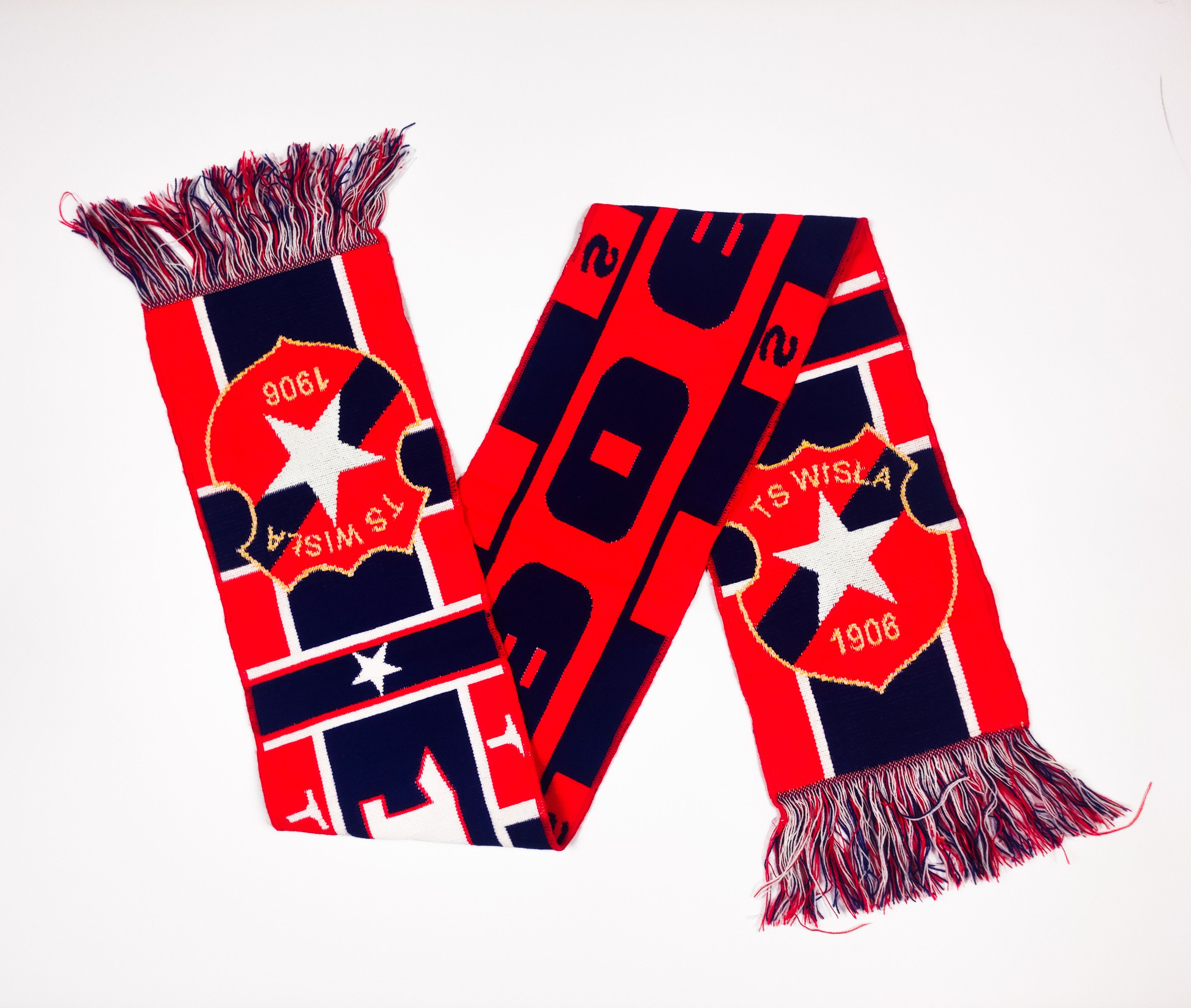 Other TS Wisła Kraków 1906 Football Scarf Ultras Hooligans Poland Size ONE SIZE - 1 Thumbnail