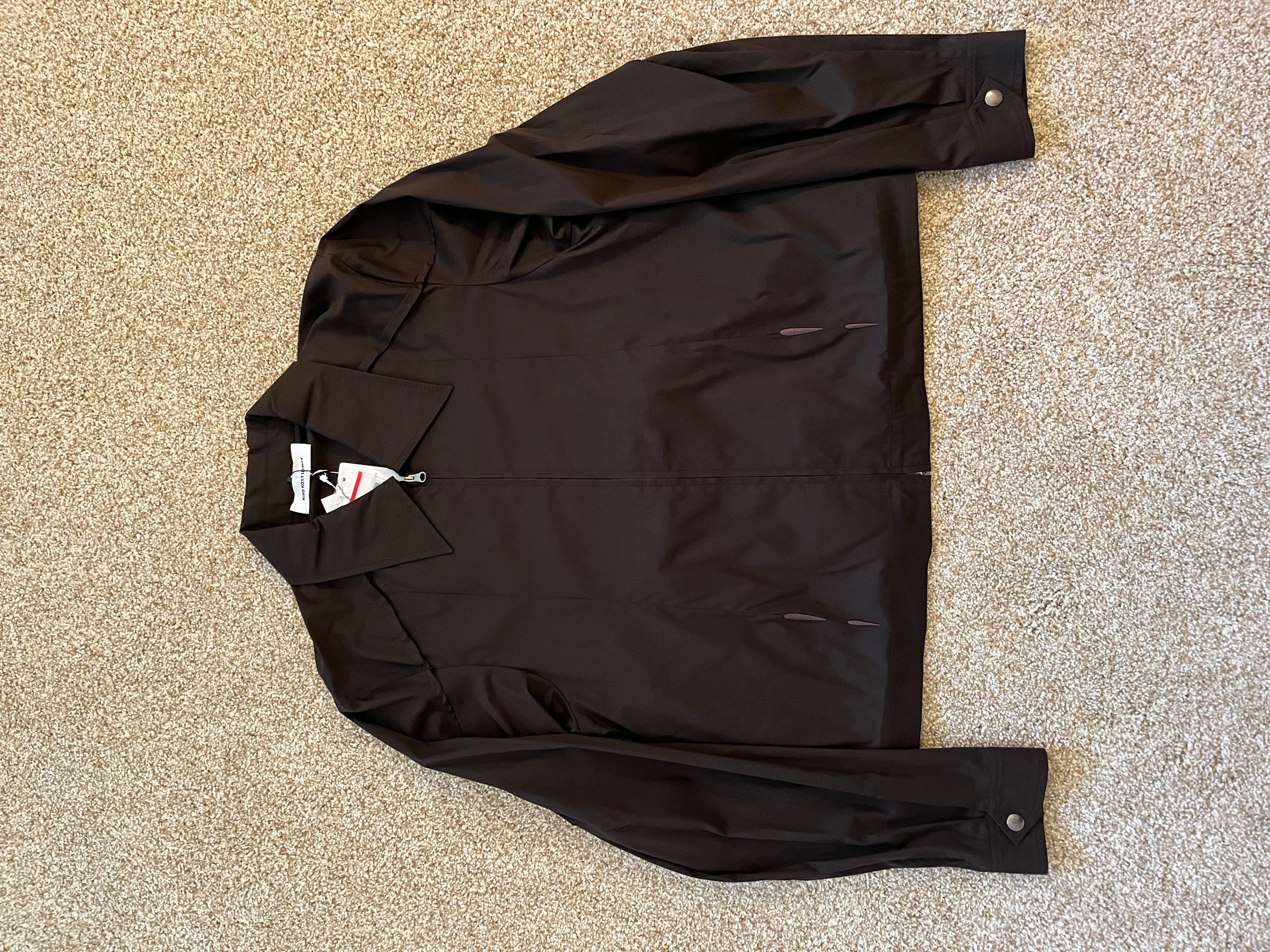 Pre-owned Kiko Kostadinov Marcel Shirt Jacket In Brown