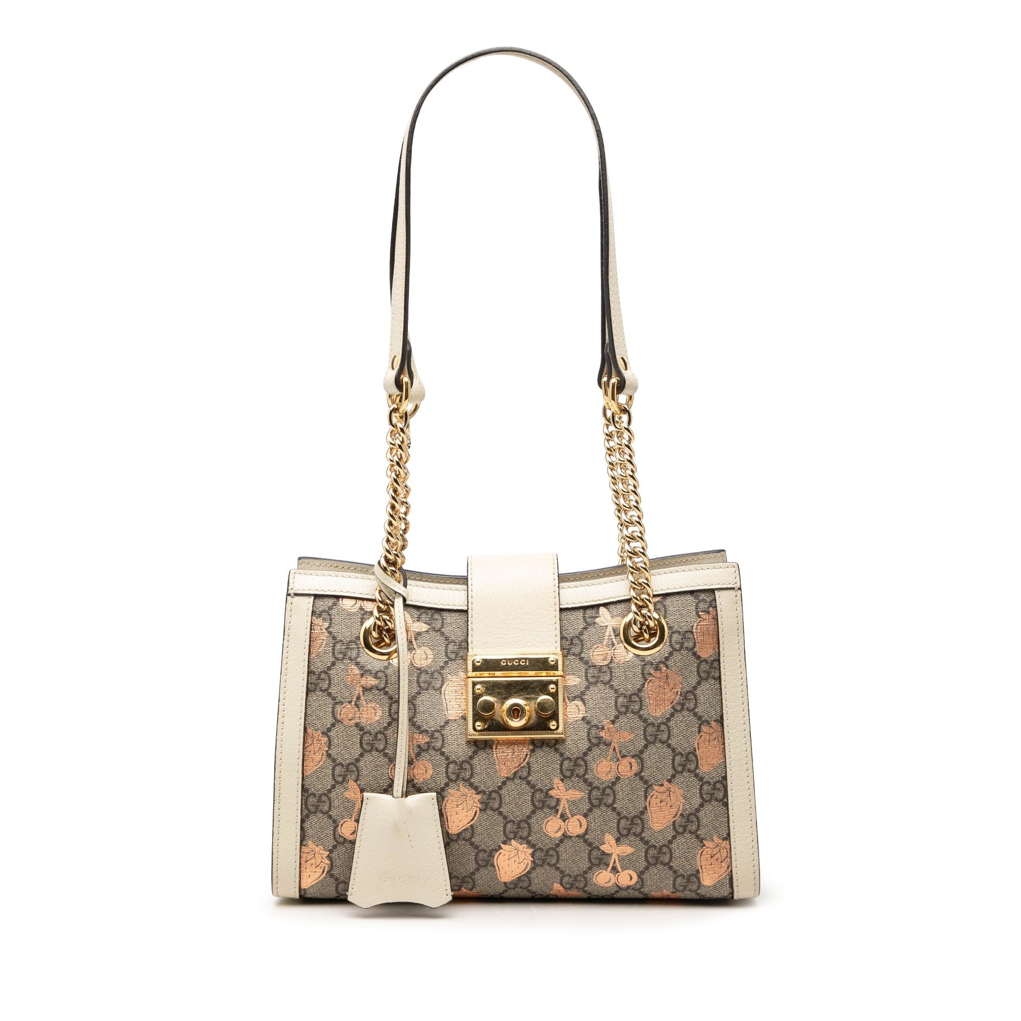 Gucci GG Supreme Berry Padlock Tote Size ONE SIZE - 1 Thumbnail