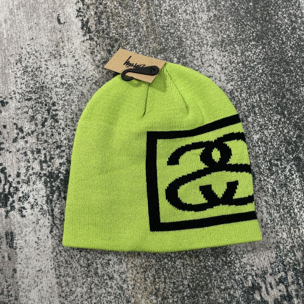 Stussy SKULLCAP STUSSY BEANIE - LIME Size ONE SIZE - 1 Thumbnail