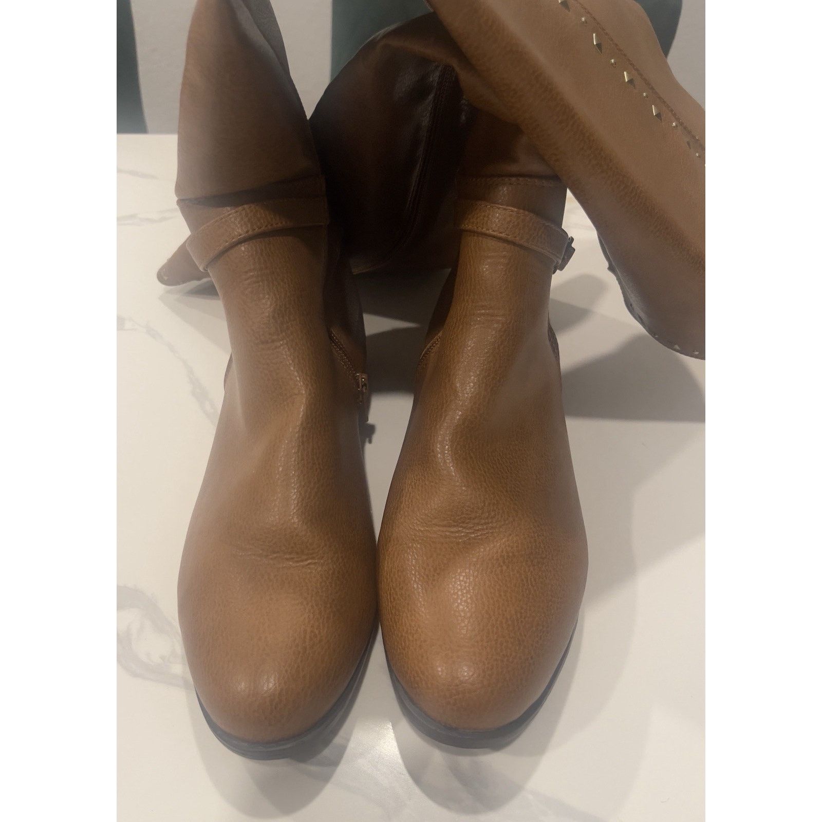 Other Brown Rialto knee-high boots with side buckle detail 7 Size US 7 / IT 37 - 7 Thumbnail
