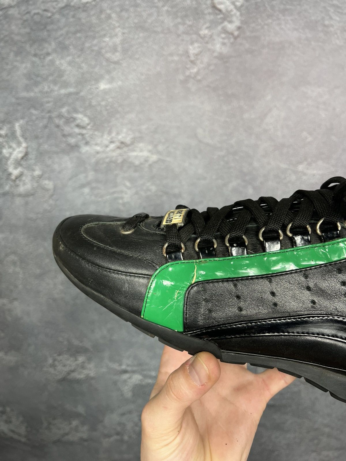 Dsquared2 Hype Dsquared2 Kick It Leather Y2k Low Top Sneakers Size US 11 / EU 44 - 19 Thumbnail