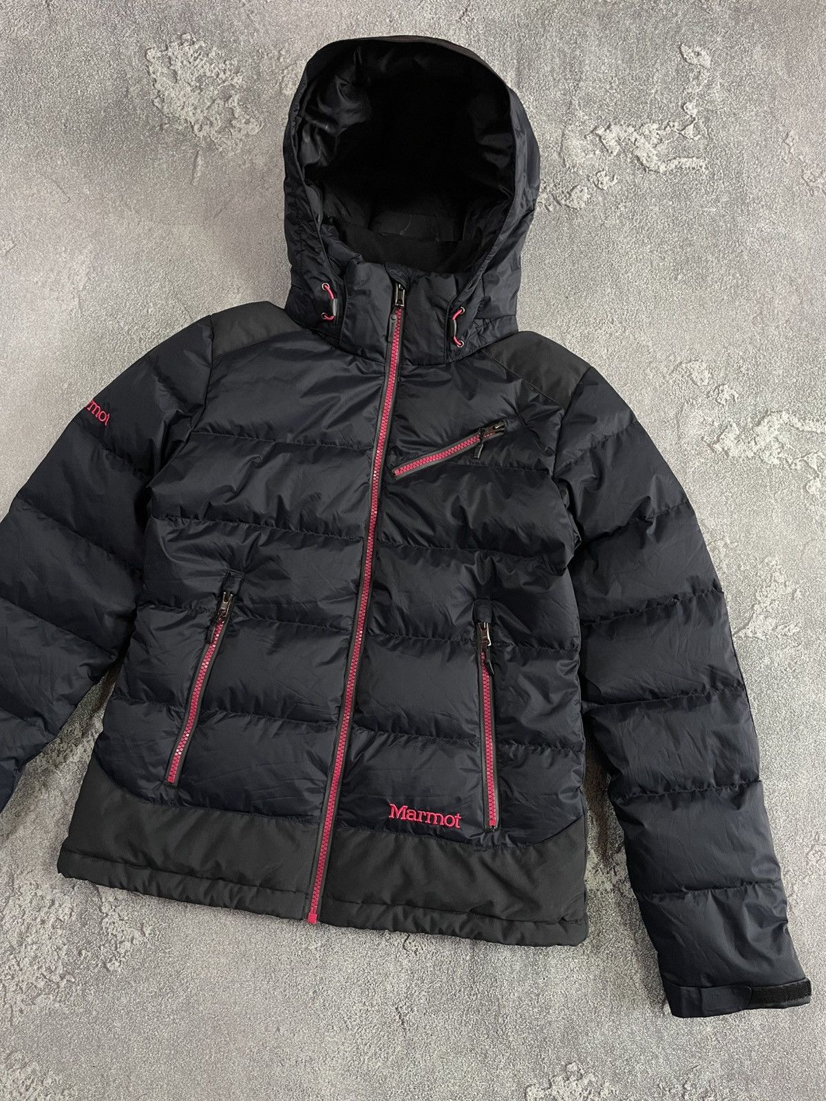 Marmot Marmot Down 650 Puffer Black Outdoor Hooded Jacket size XS Size XS / US 0-2 / IT 36-38 - 2 Thumbnail