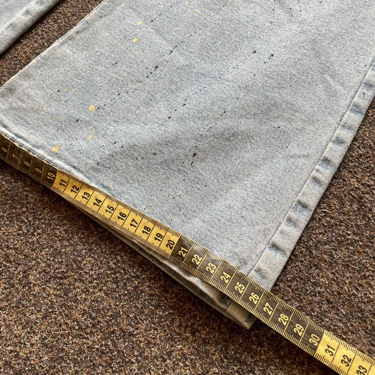 Vintage Vintage Y2K Sun Faded Distressed Flare Jeans Grunge Slim 28 Size 28" / US 6 / IT 42 - 8 Thumbnail
