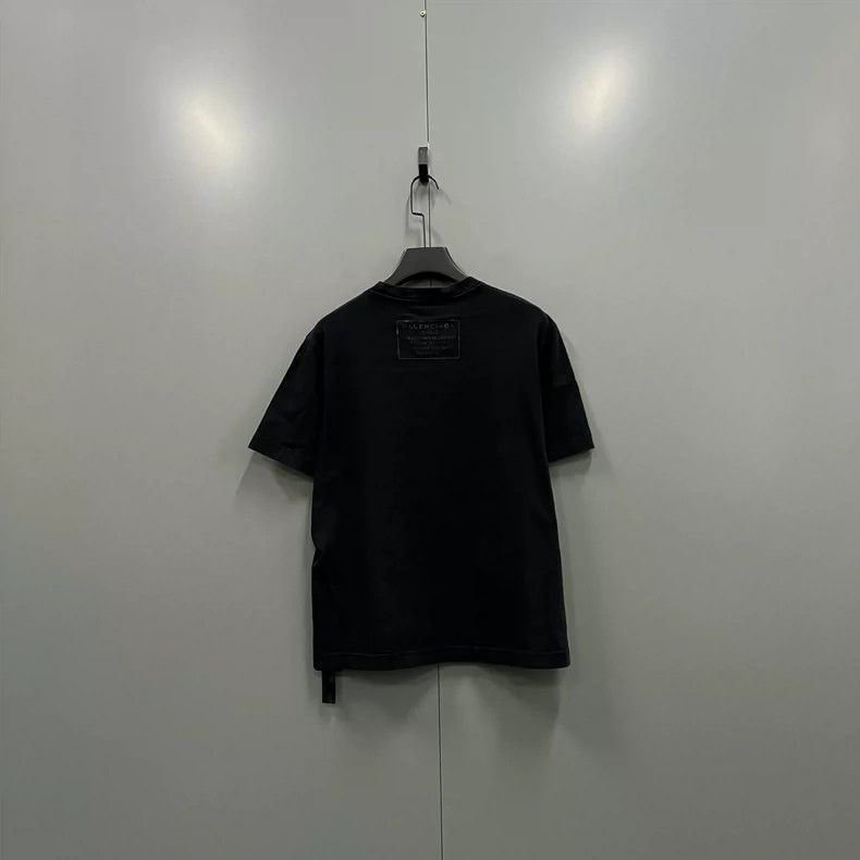 Balenciaga Balenciaga Black Short Sleeve Size US XL / EU 56 / 4 - 2 Thumbnail