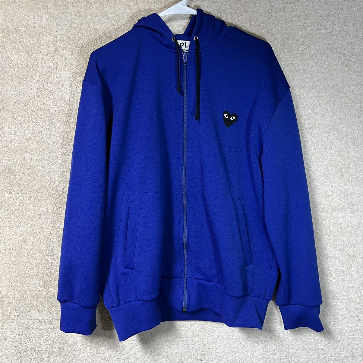 Comme Des Garcons Zip Up Hoodie | Grailed