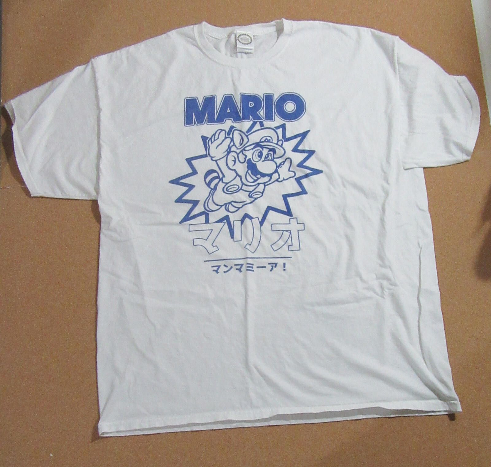 Nintendo Nintendo Super Mario Mens T-Shirt White Size XX-Large XXL Size US XXL / EU 58 / 5 - 1 Thumbnail