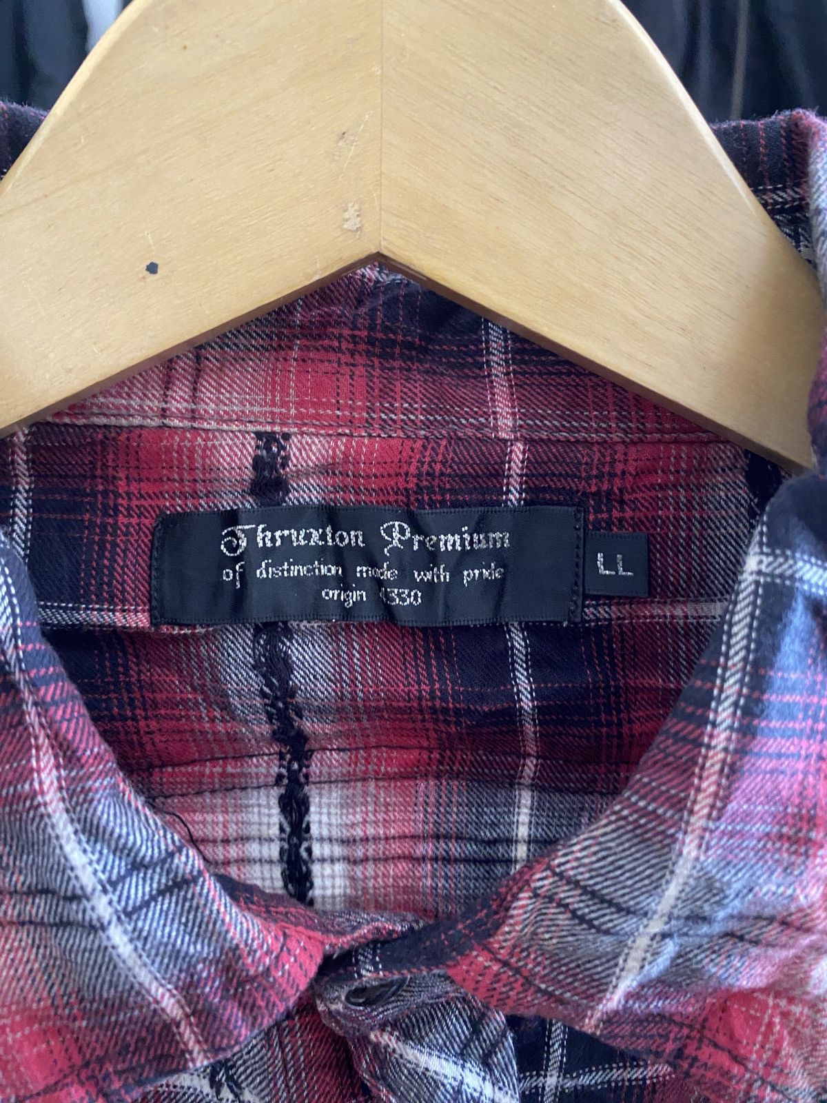 Japanese Brand Japanese Brand Thruxton Plaid Tartan Flannel Shirt Size US L / EU 52-54 / 3 - 5 Thumbnail